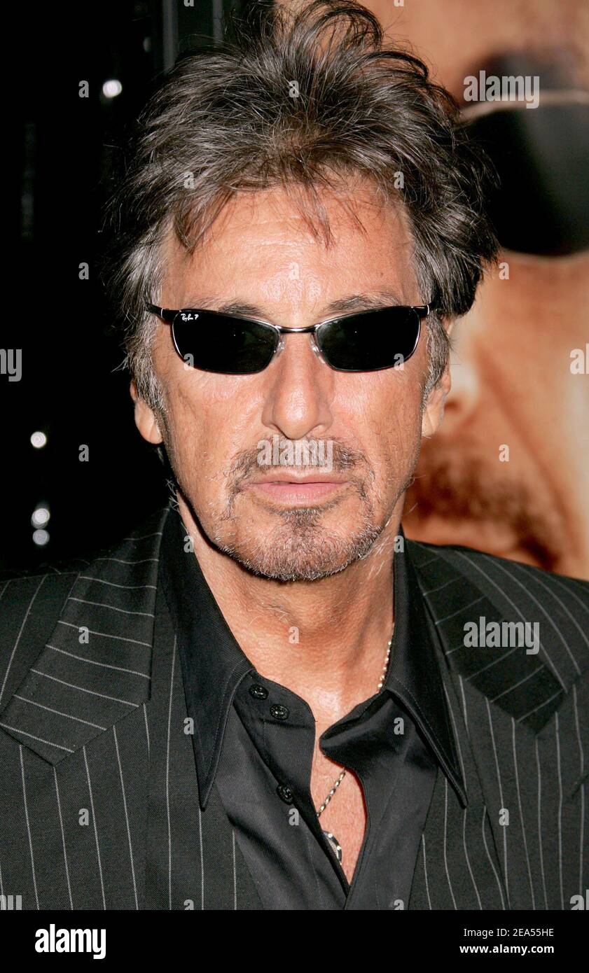 Al Pacino attends the 'Two For The Money' Los Angeles premiere held at the  Academy of Motion Picture Arts and Sciences Theatre in Beverly Hills, CA,  USA on September 26, 2005. Photo