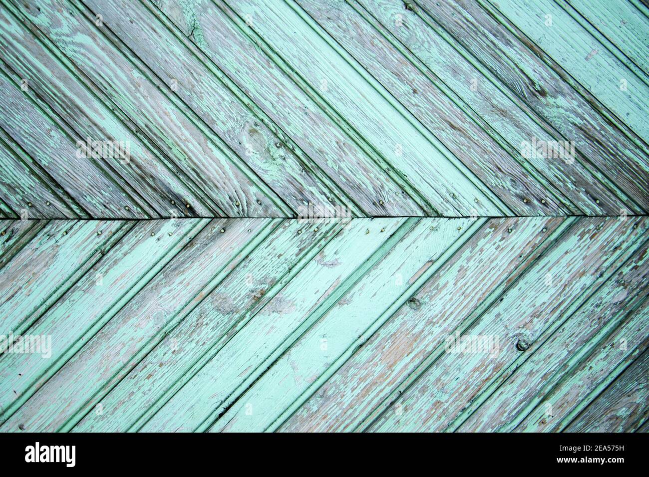 A top view of old floor parquets - cool for wallpaper or background Stock Photo