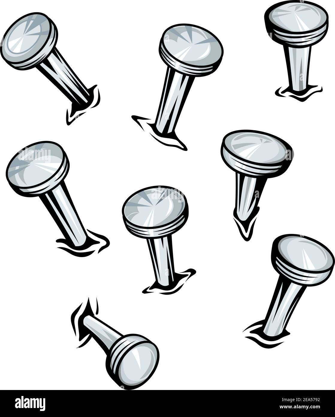 Гвоздь нарисованный (много фото) - drawpics.ru