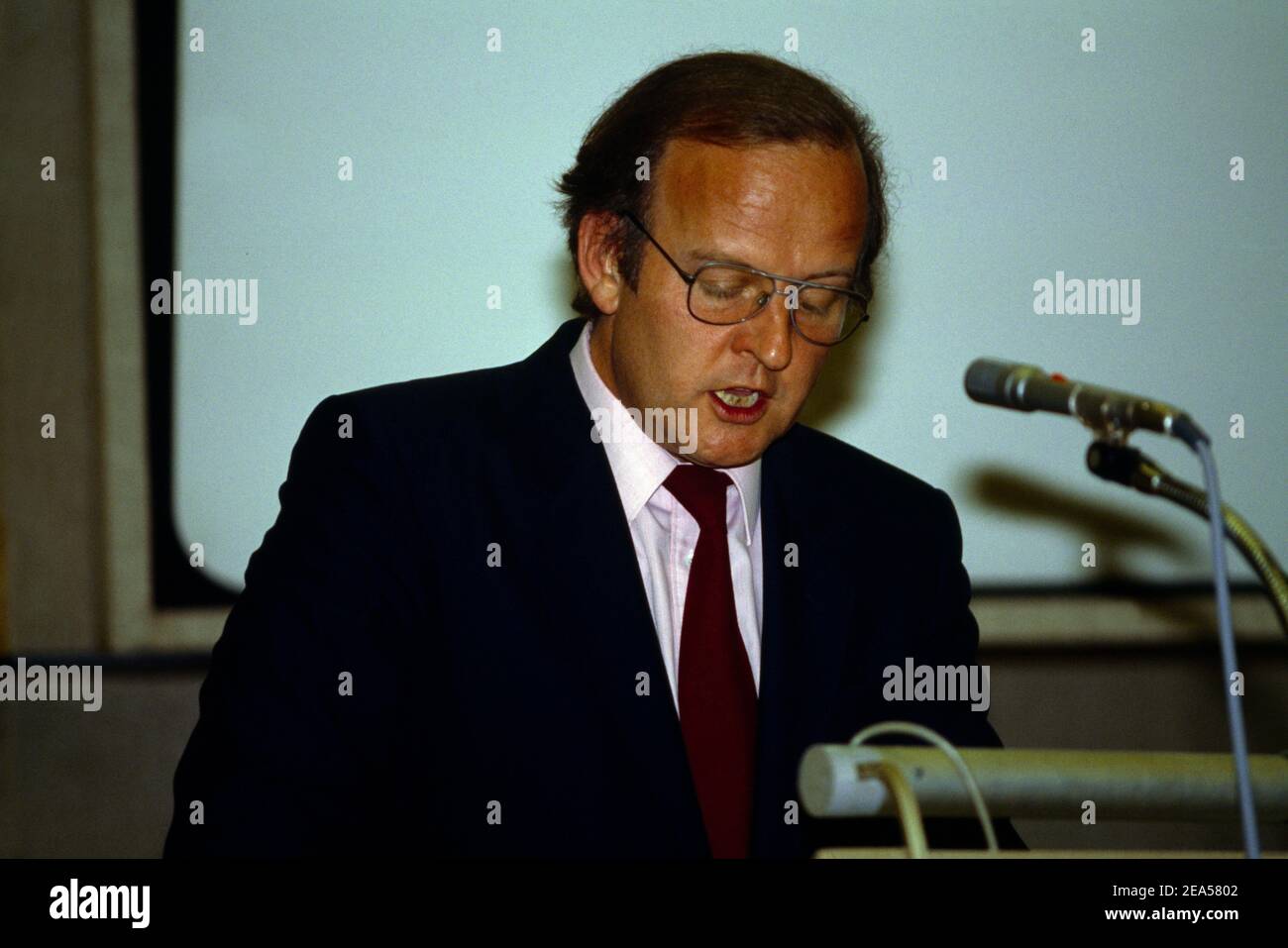 Businessman Giving A lecture at a Conference Stock Photo