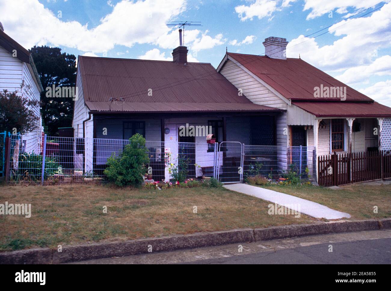 NSW Australia Blue Mountains Katoomba Houses Stock Photo Alamy