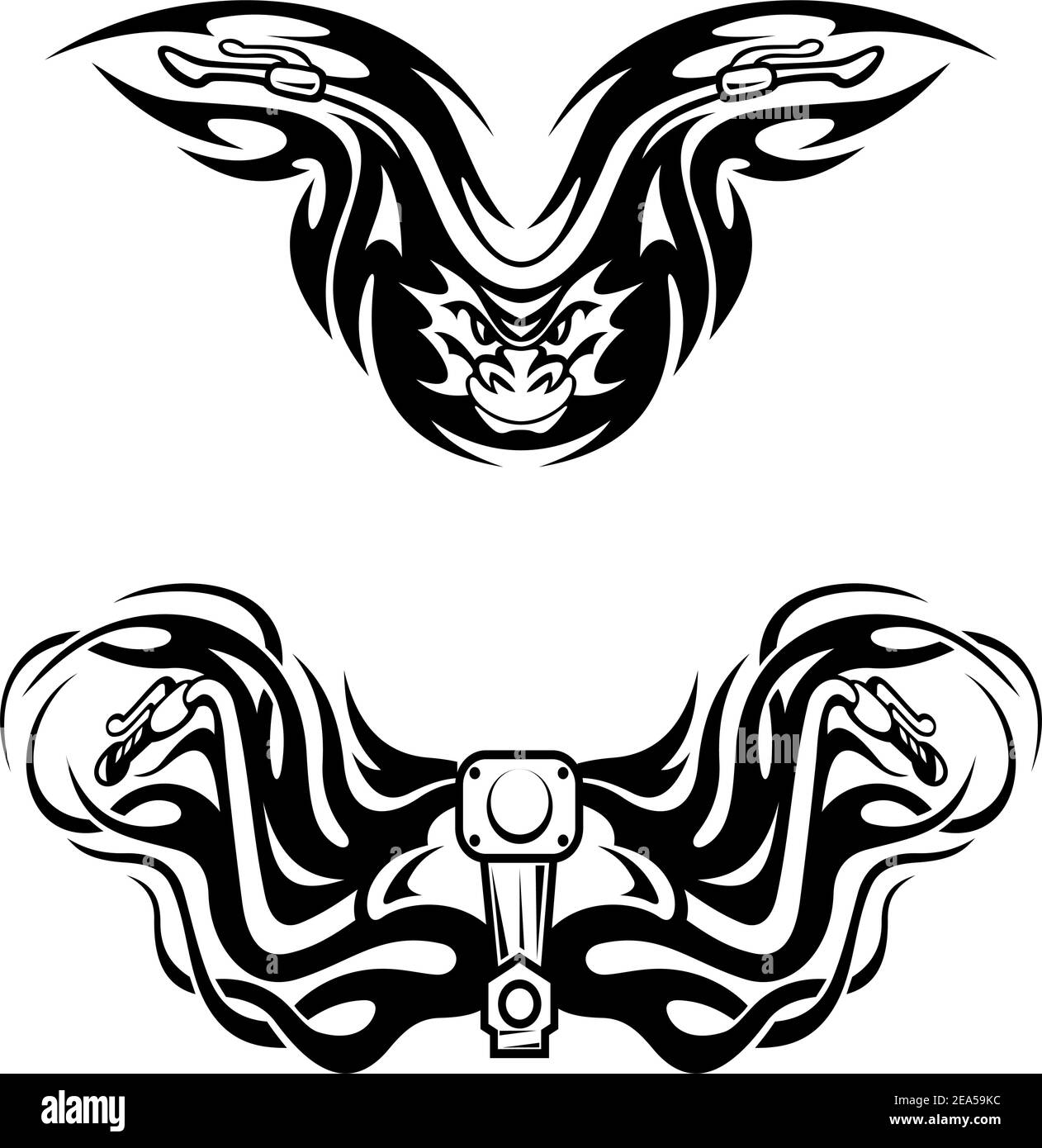 Biker And Harley Davidson Tattoos