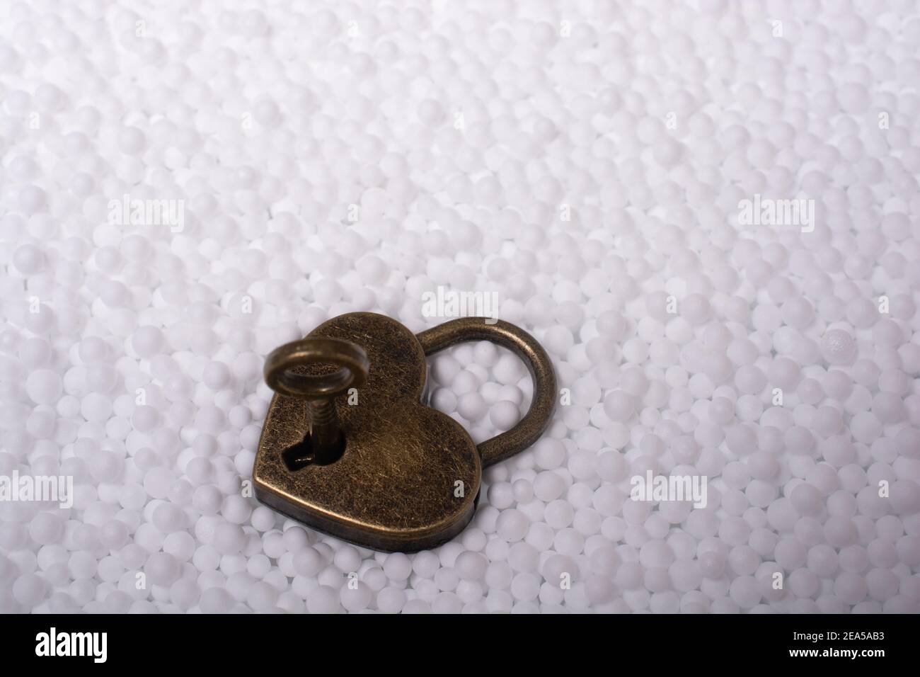 Metal padlock in heart shape as symbol of love Stock Photo - Alamy