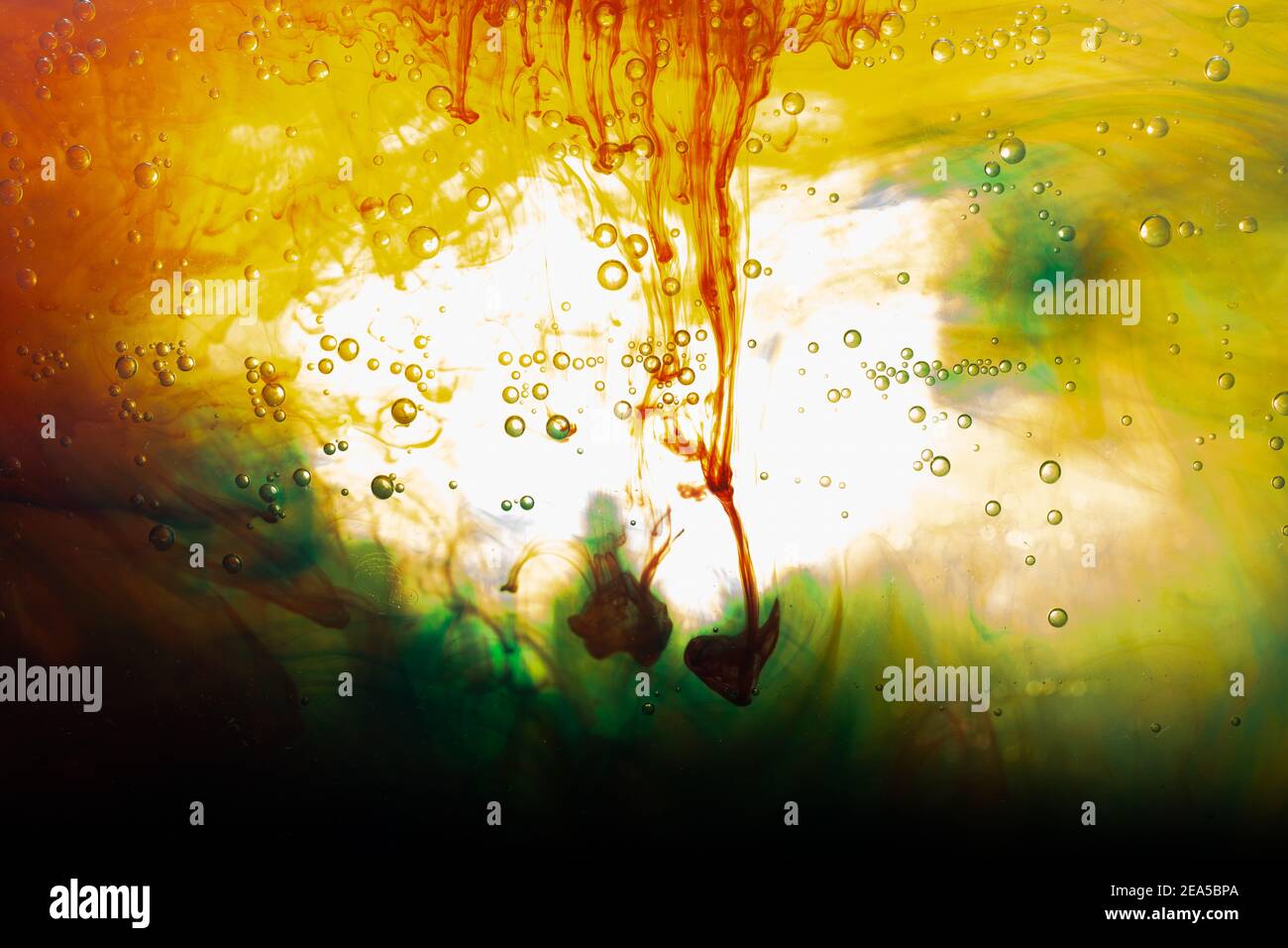 Abstract background from dense paint dissolve in water Stock Photo Alamy