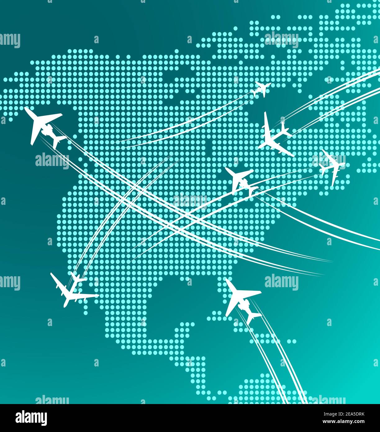 Flight map north america hires stock photography and images Alamy