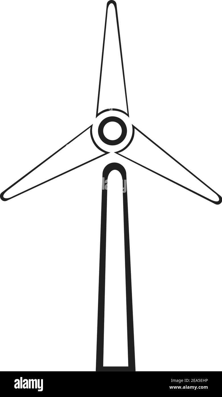 turbine windmill energy icon vector illustration design - Vector Stock ...