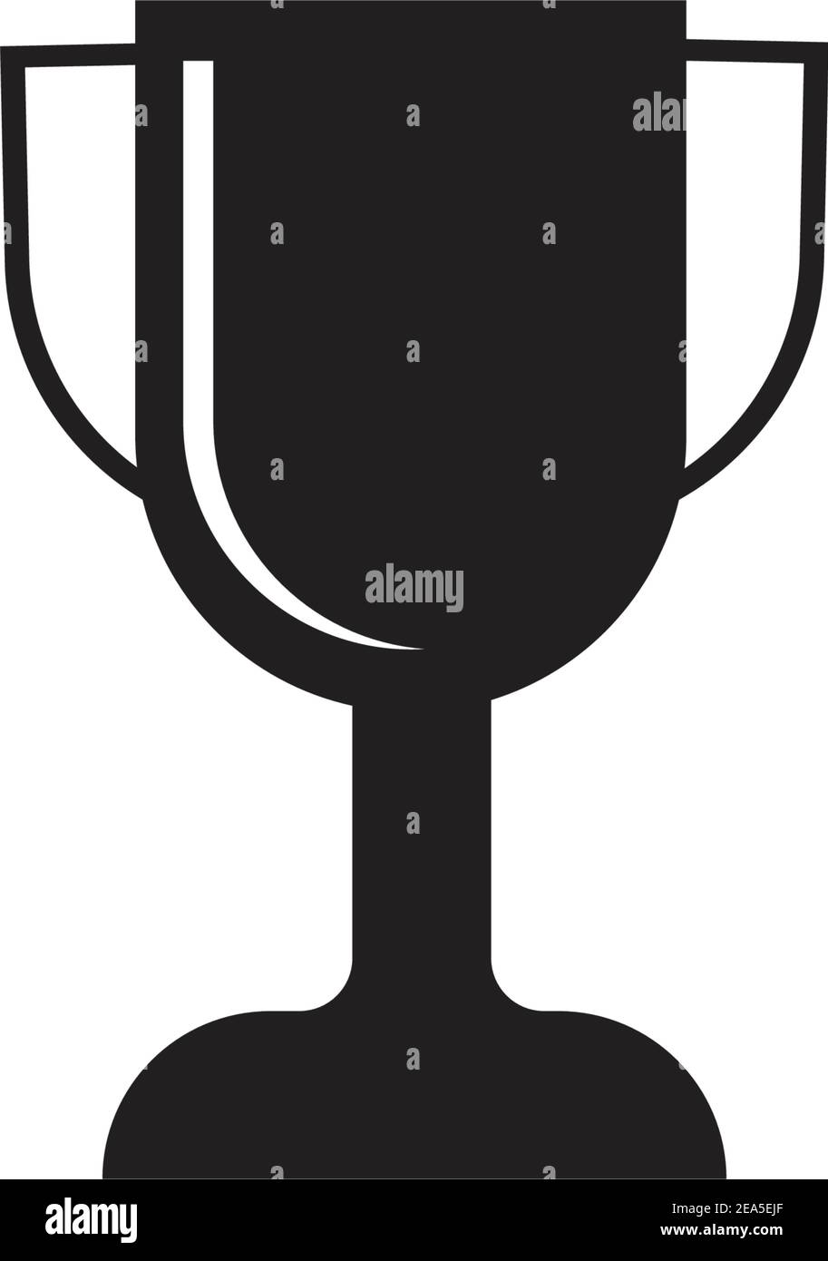 trophy icon vector illustration design template Stock Vector