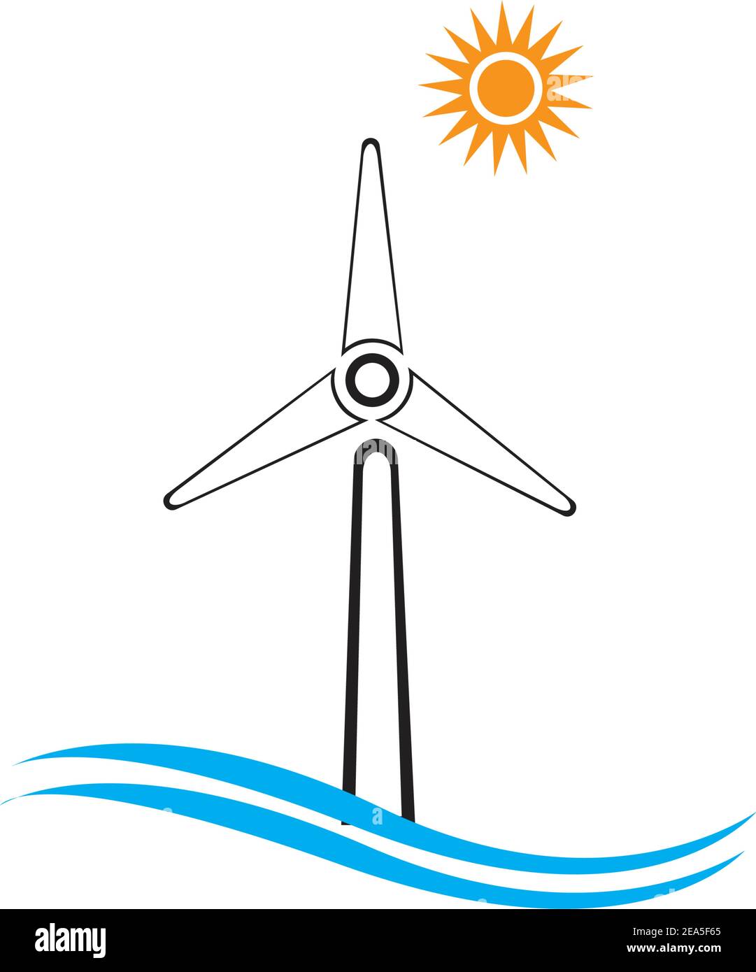 turbine windmill energy icon vector illustration design - Vector Stock Vector