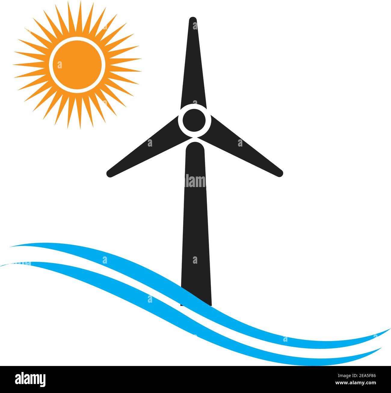 turbine windmill energy icon vector illustration design - Vector Stock ...