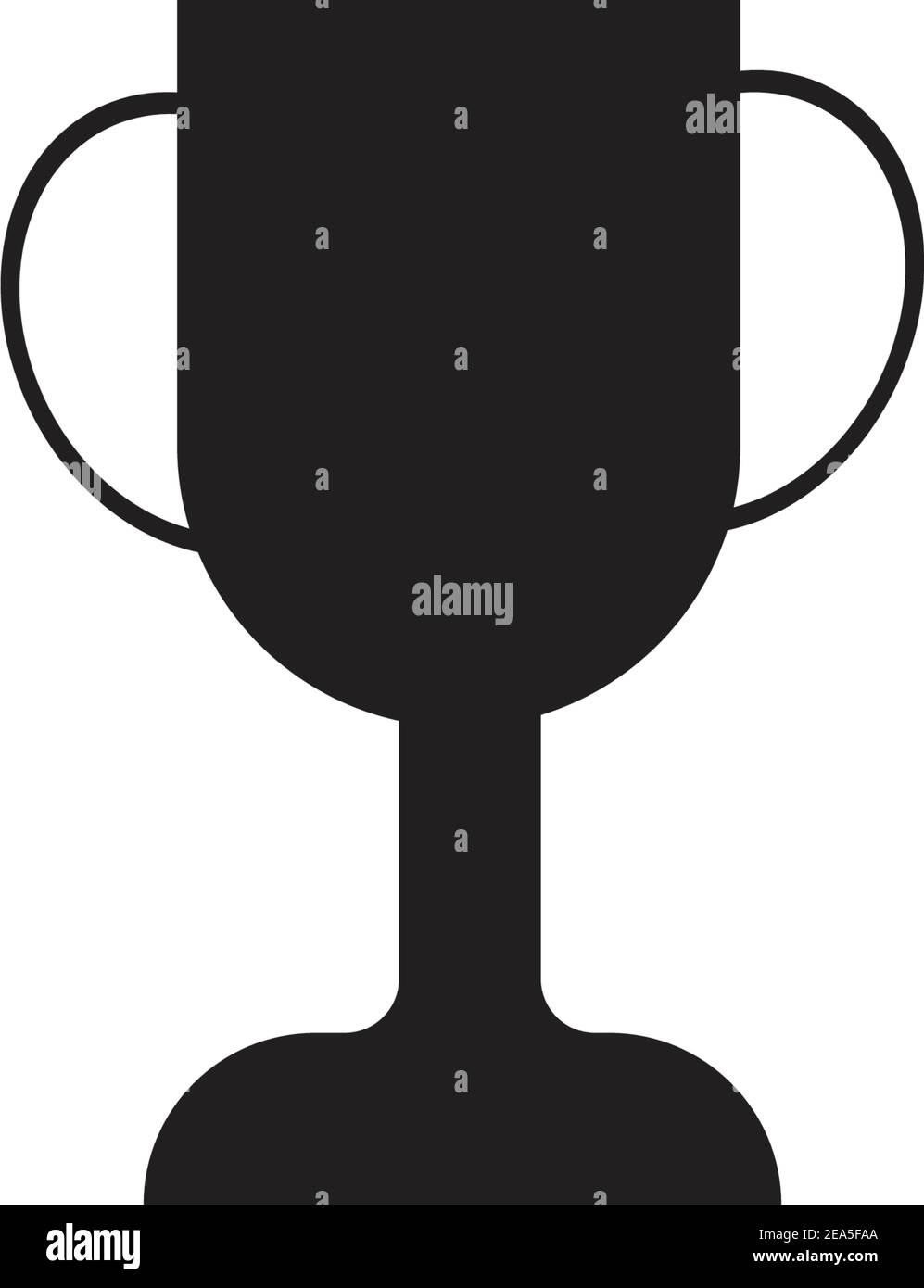 trophy icon vector illustration design template Stock Vector