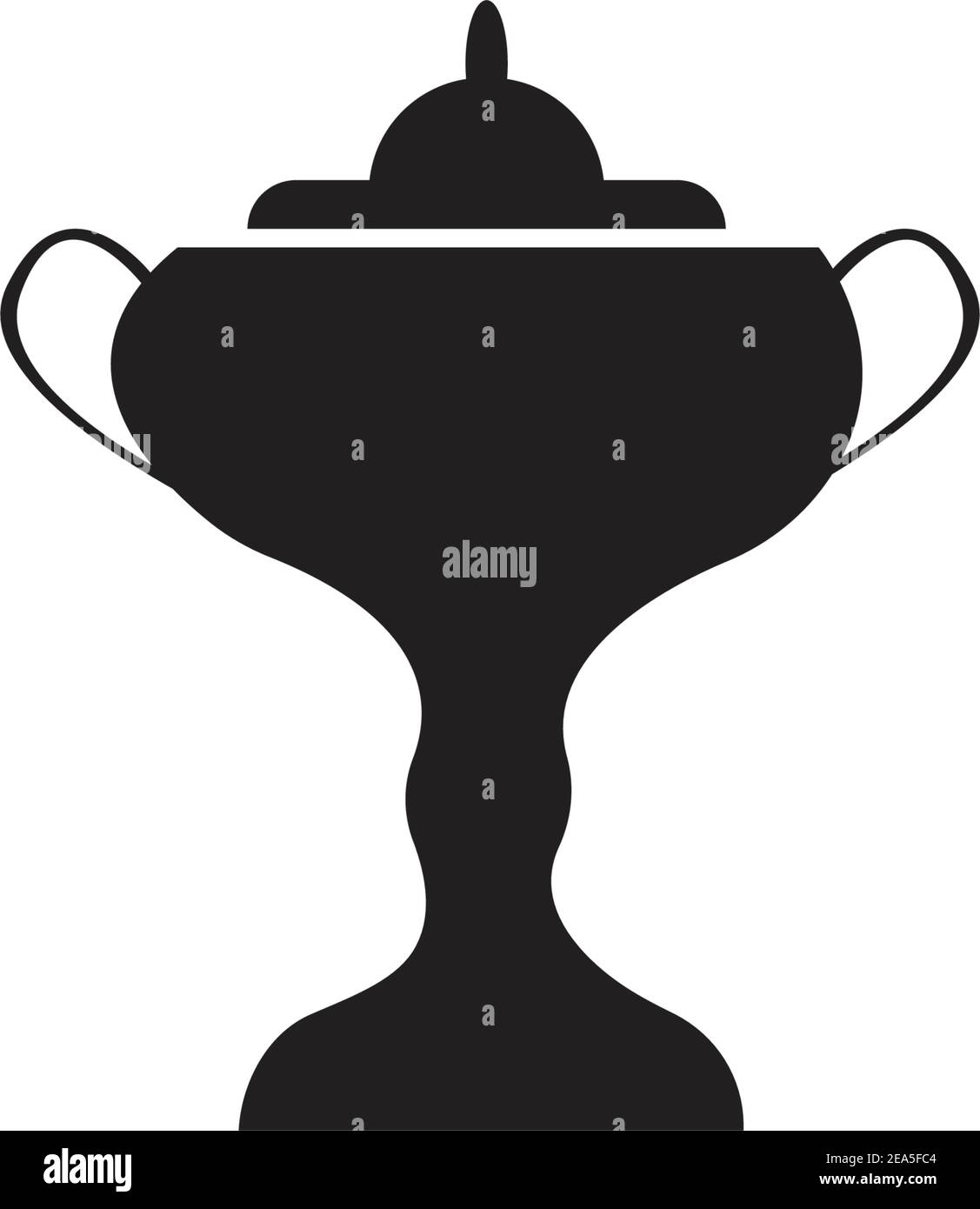 trophy icon vector illustration design template Stock Vector