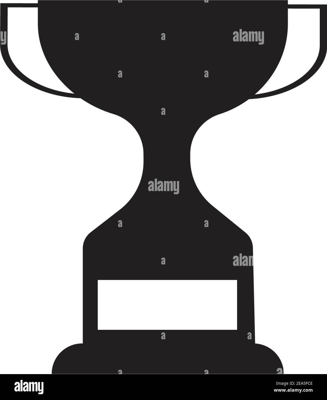 trophy icon vector illustration design template Stock Vector