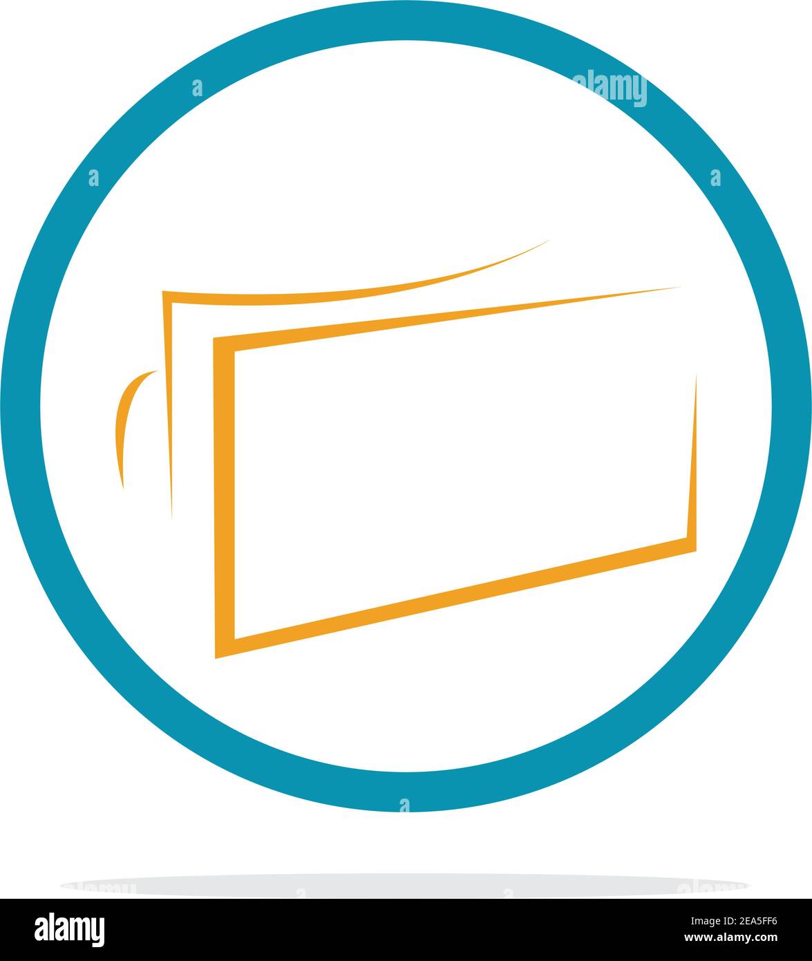 virtual reality logo illustration design template - vector Stock Vector ...