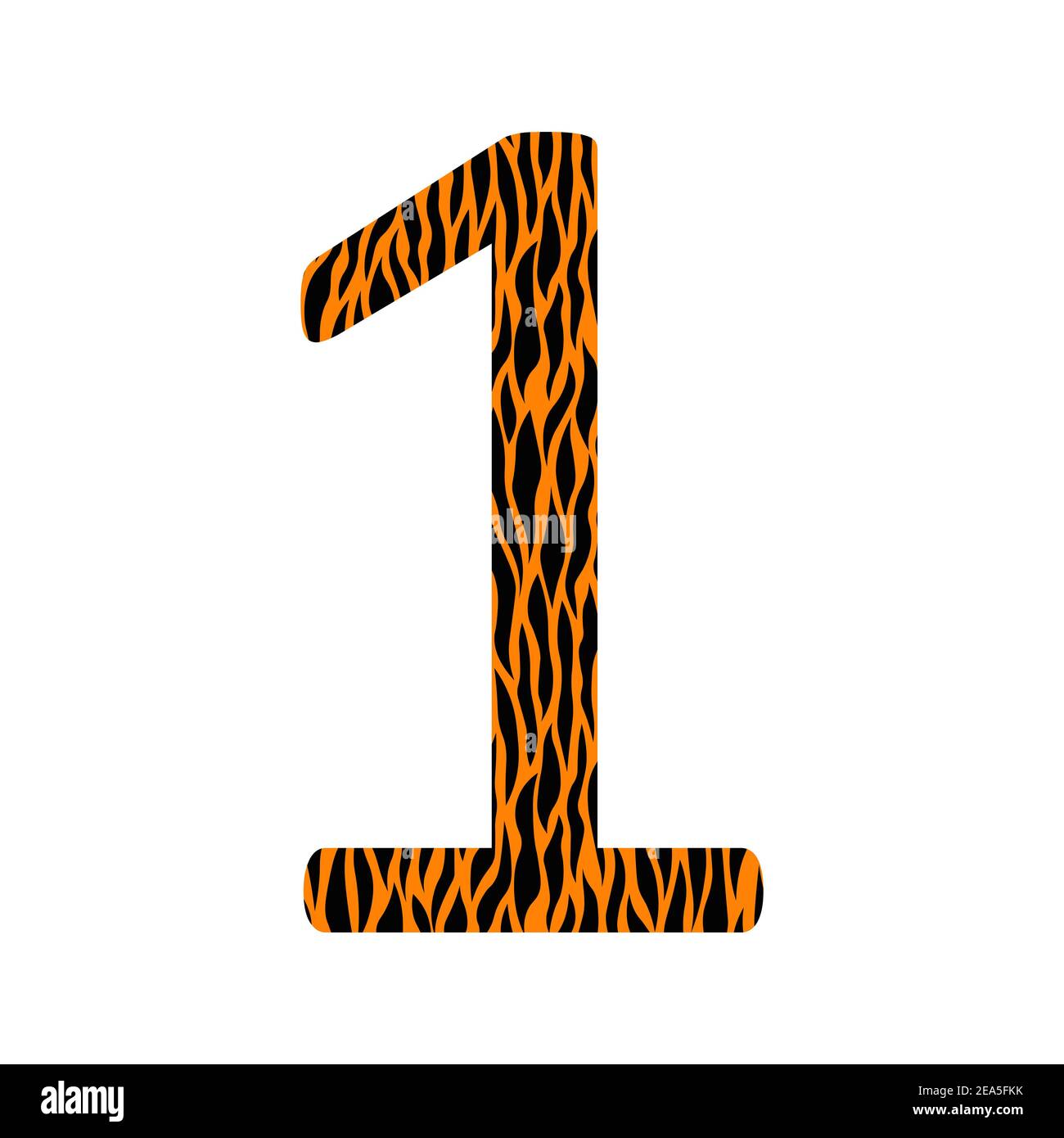 Decorative black and oranje number 1 with animal ornament. Tiger skin. Textured curved lines effect. One isolated number. Template design for card Stock Vector Image & Art - Alamy Decorative black and oranje number 1 with animal ornament. Tiger skin. Textured curved lines effect. One isolated number. Template design for card Stock Vector Image & Art - Alamy