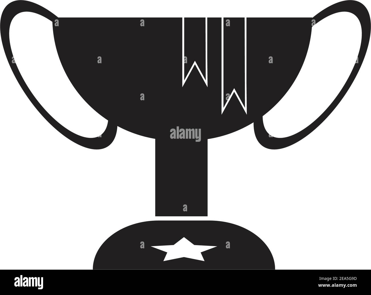 trophy icon vector illustration design template Stock Vector