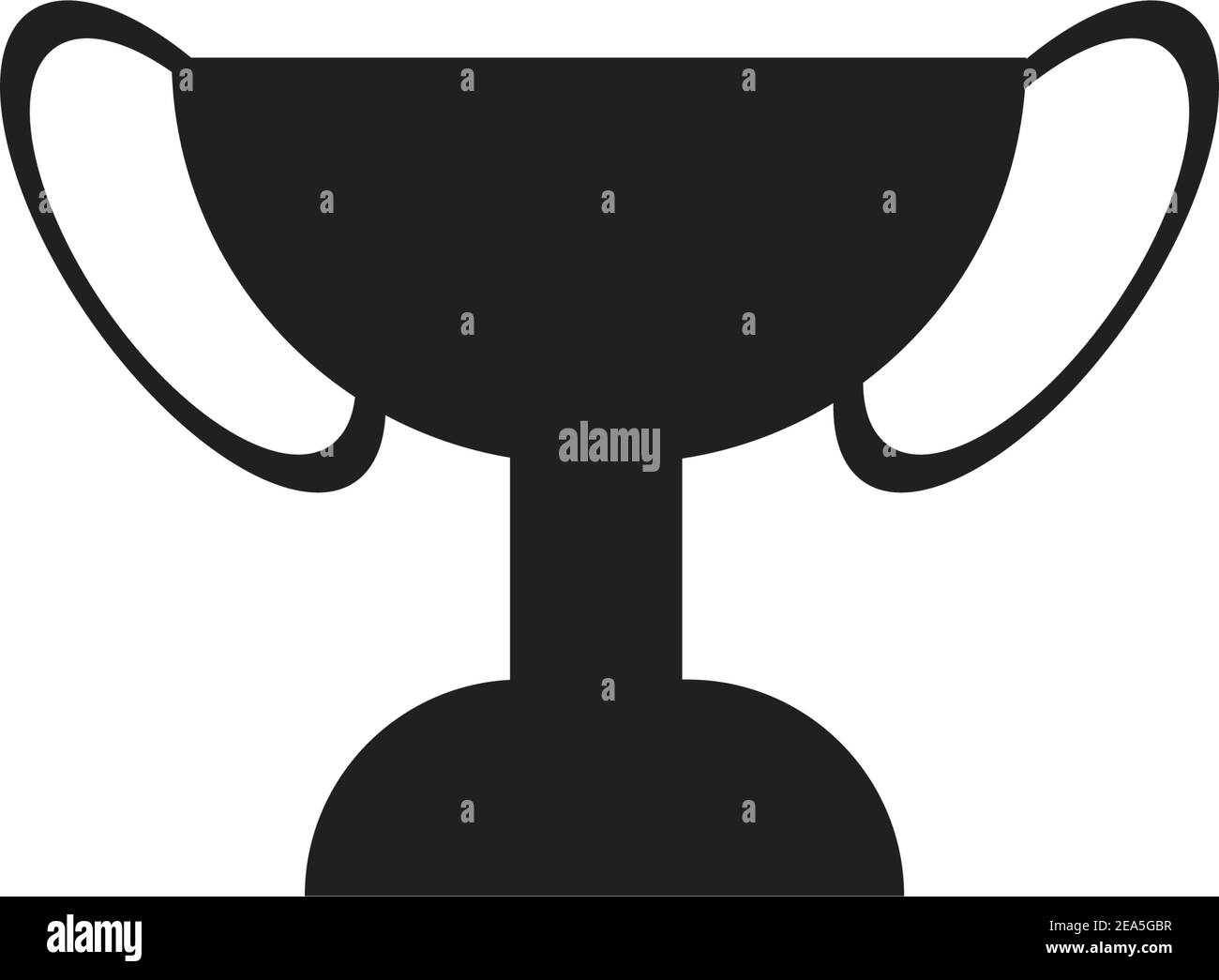 trophy icon vector illustration design template Stock Vector