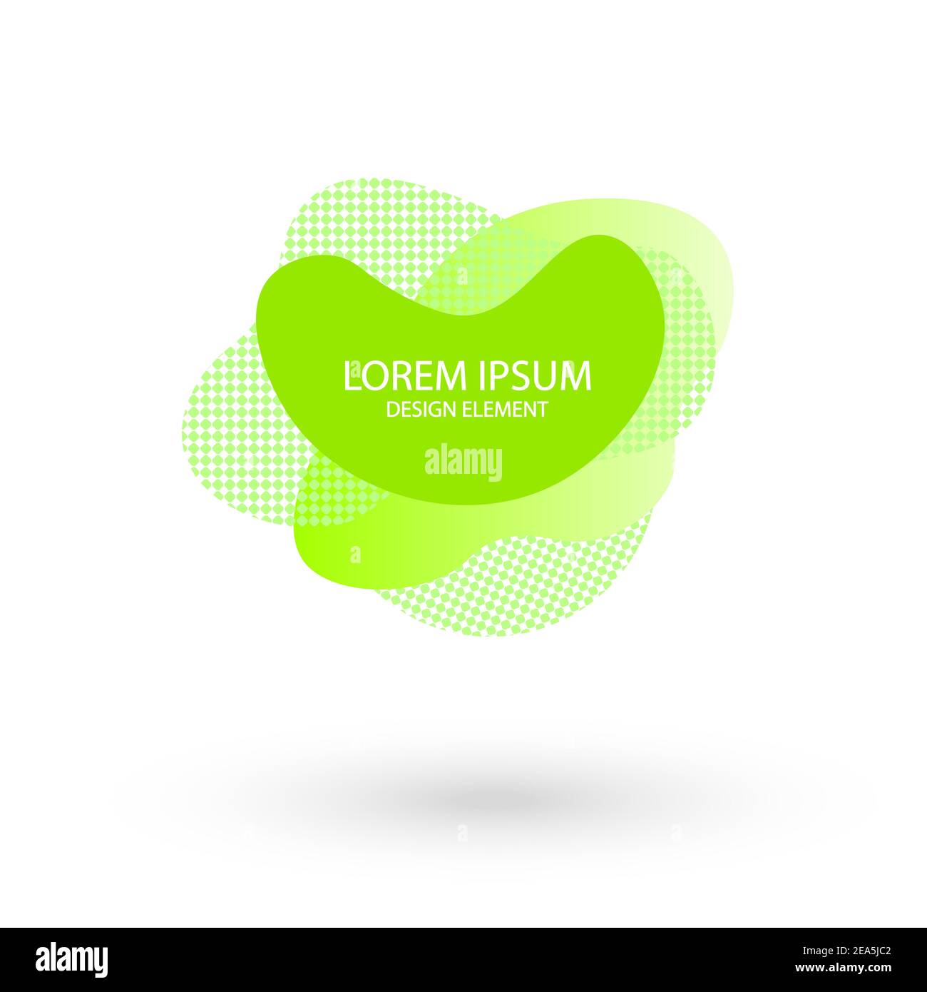 Fluid frame isolated on white background. Abstract liquid shape, colorful elements, gradient waves with geometric lines. Vector flat design for Stock Vector