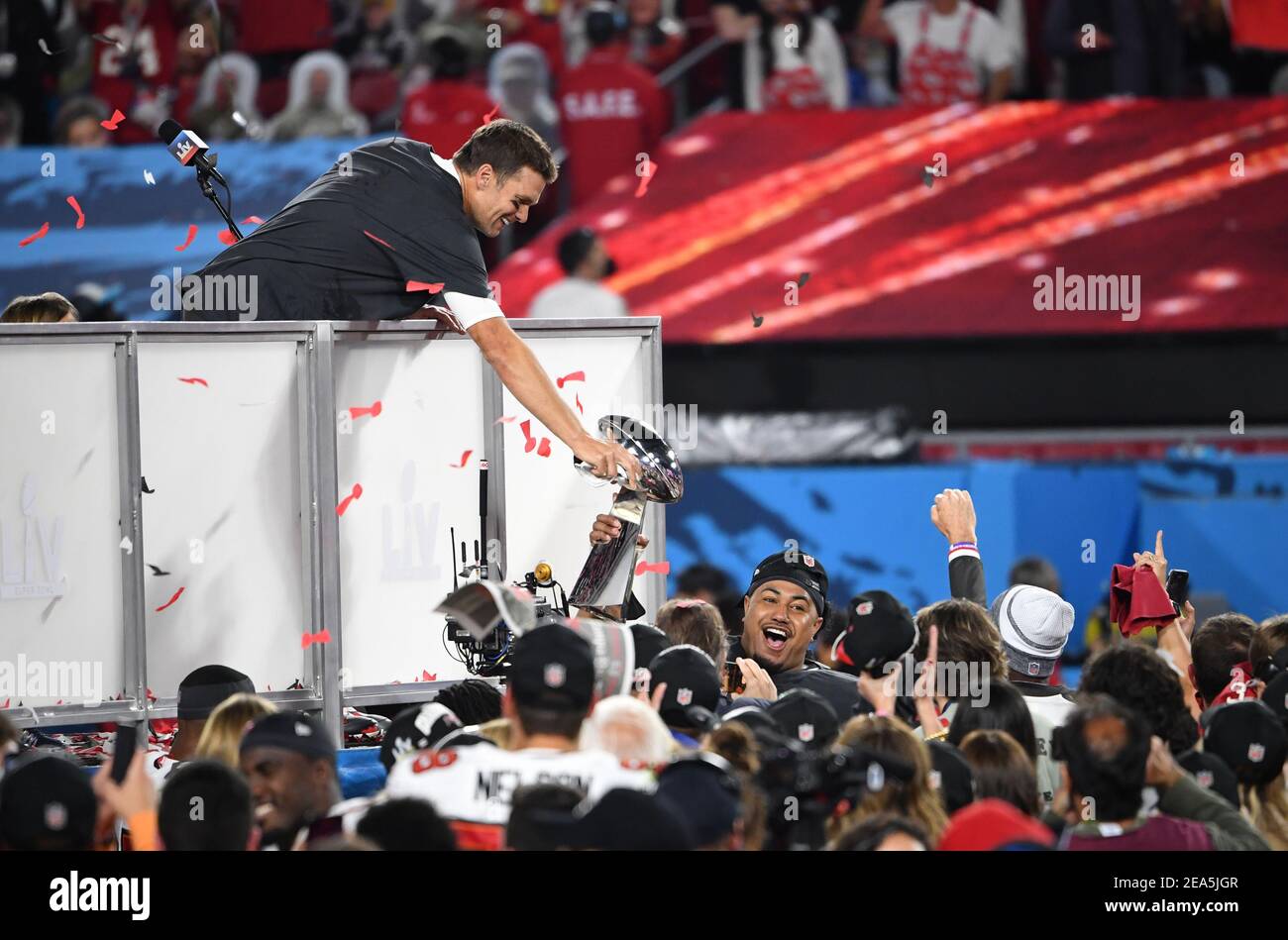 Tampa bay super bowl trophy 2021 hires stock photography and images Alamy