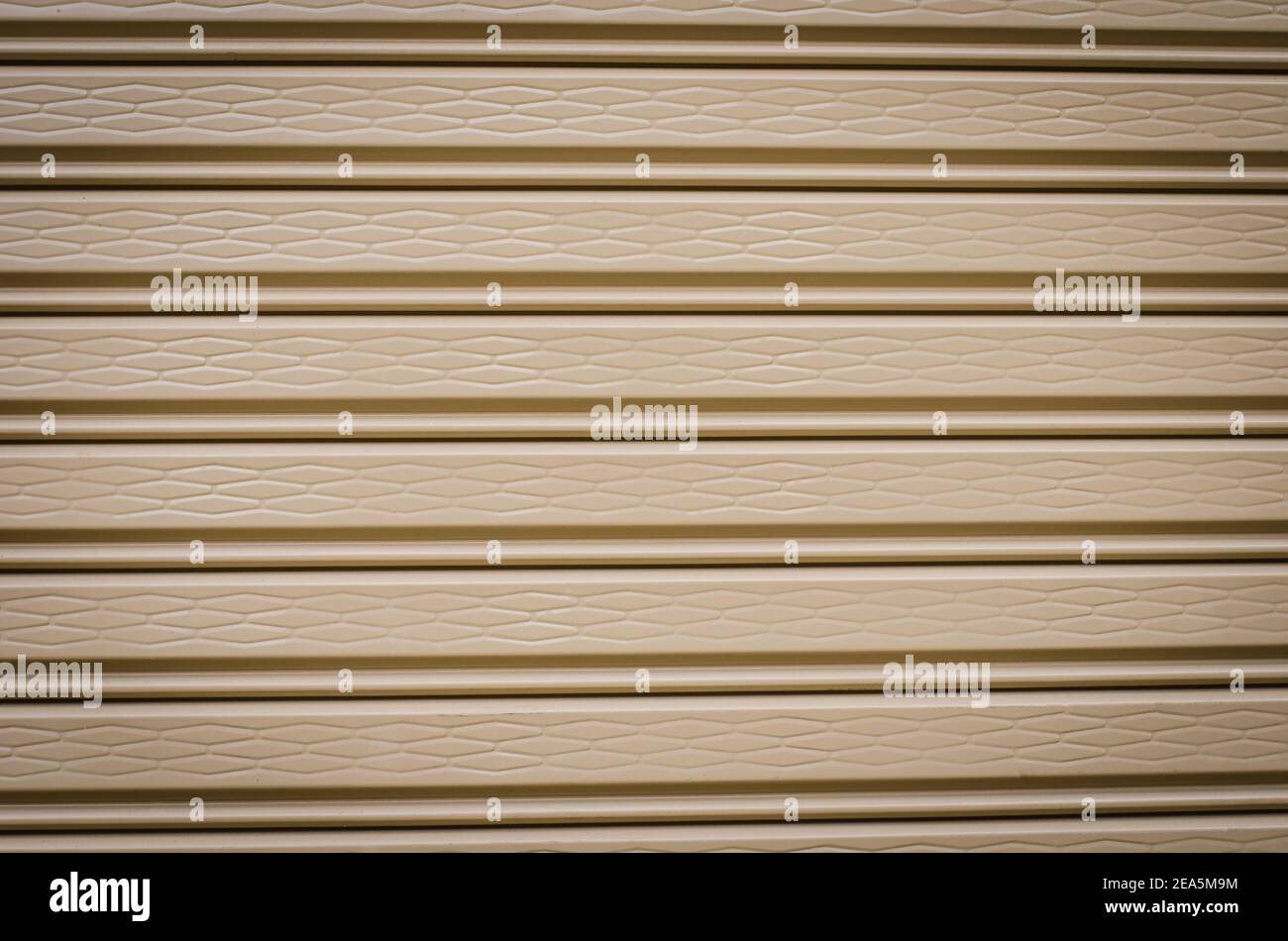 brown roller shutter background Stock Photo