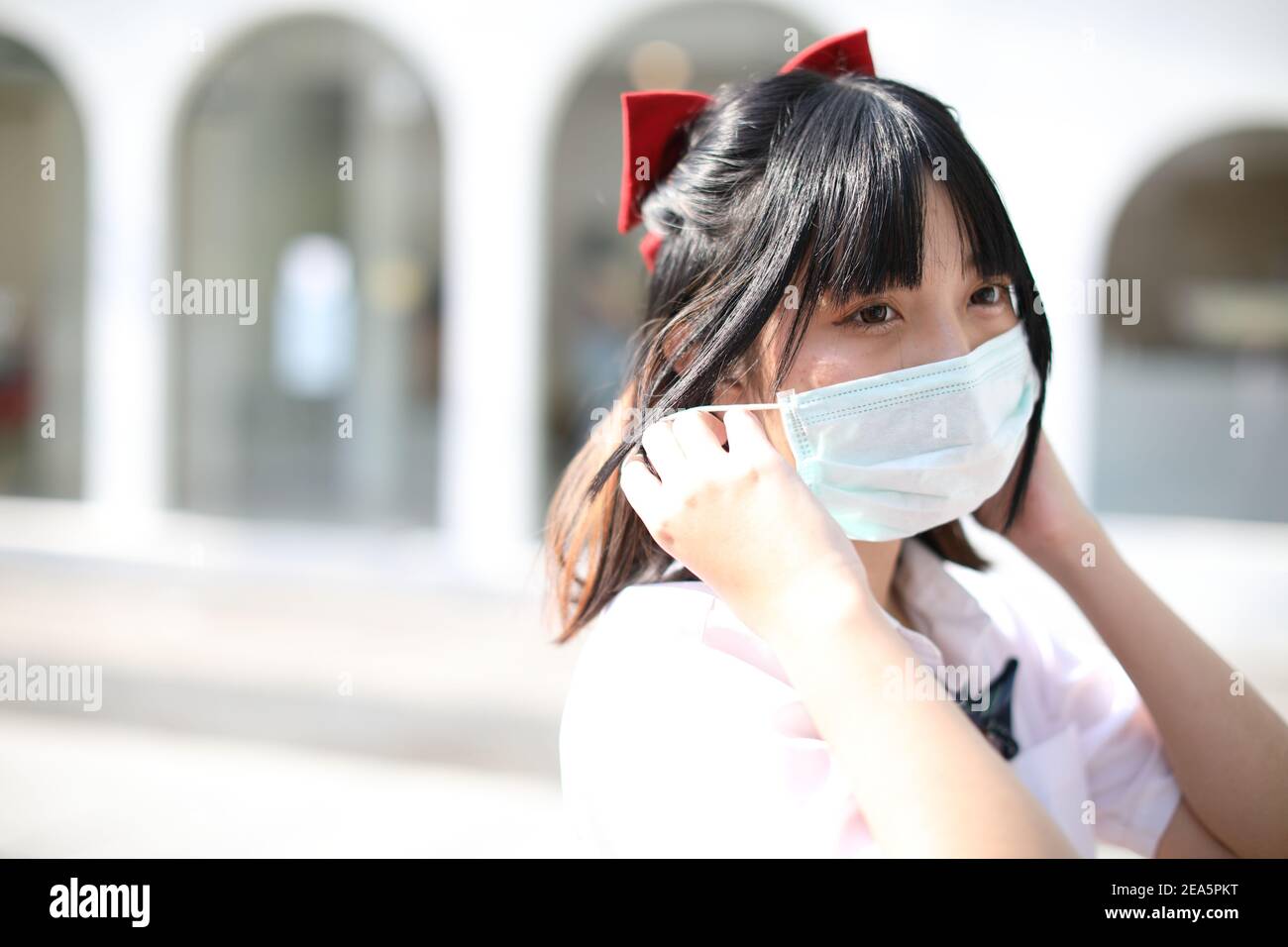 Asian girl mask hi-res stock photography and images - Alamy