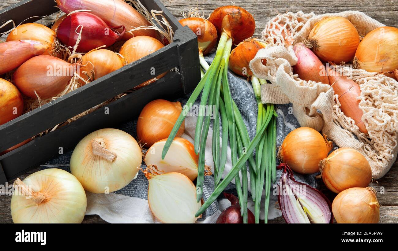 Purple spanish onions hi-res stock photography and images - Alamy