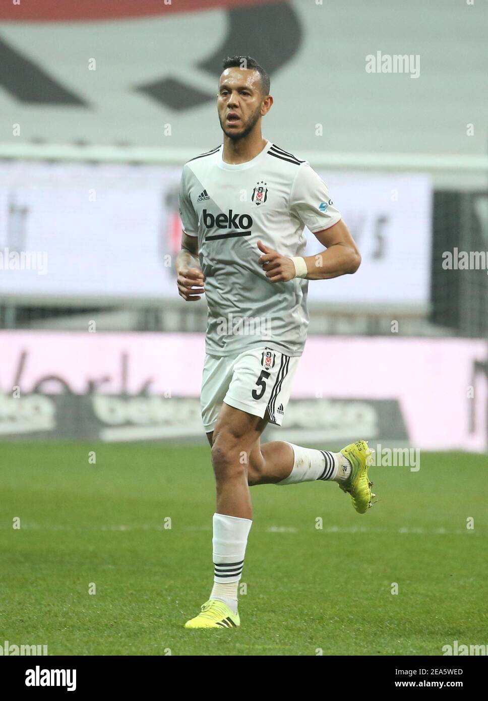 BesiktasâÂ€Â™s Josef De Souza during Galatasaray - Besiktas Turkish Super  League Game at Galatasaray TT Arena in Istanbul, Turkey, on May 9, 2021.  Photo by Tolga Adanali/Depo Photos/ABACAPRESS.COM Stock Photo - Alamy