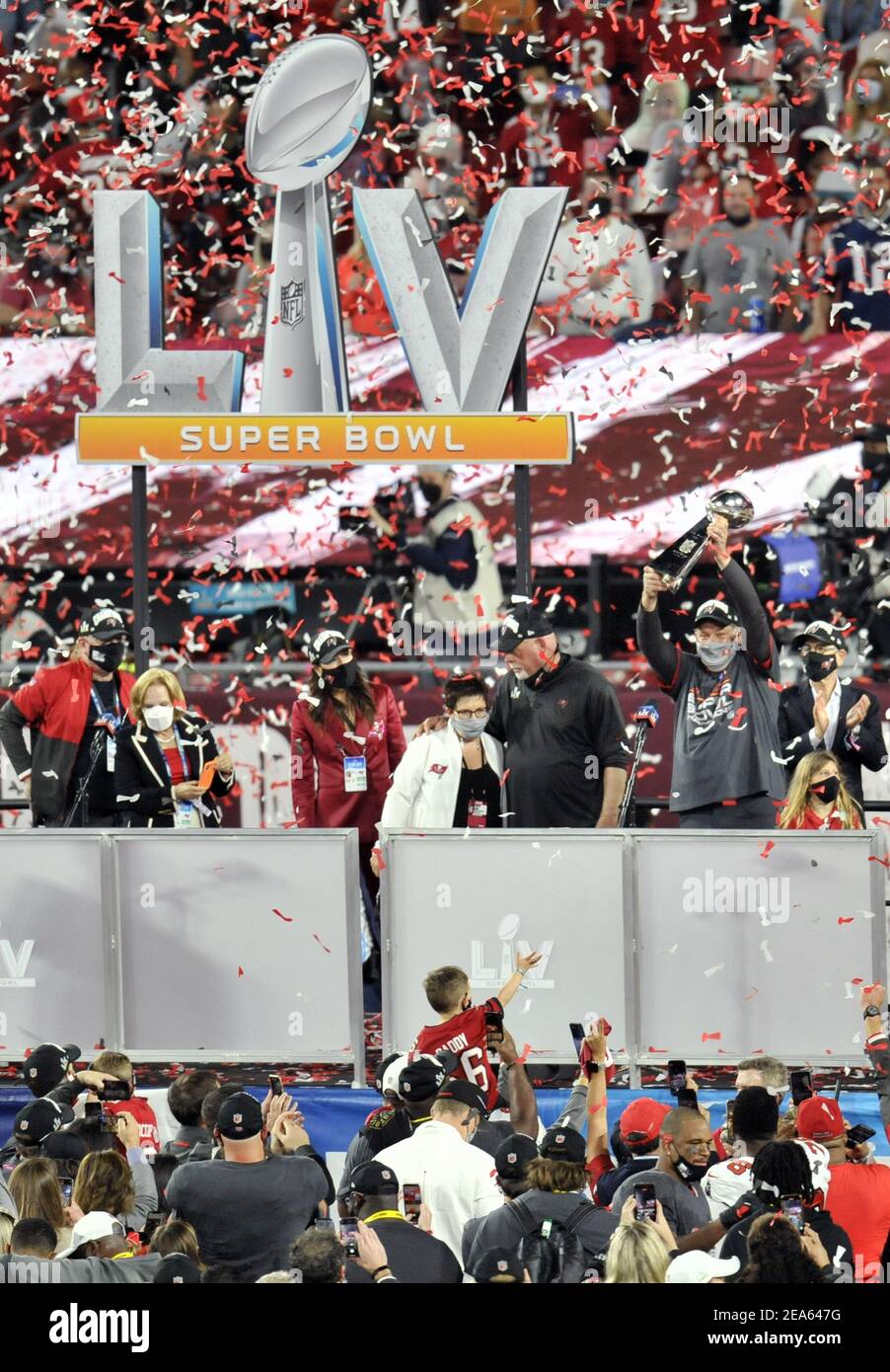 Tampa, United States. 07th Feb, 2021. Tampa Bay Buccaneers head coach