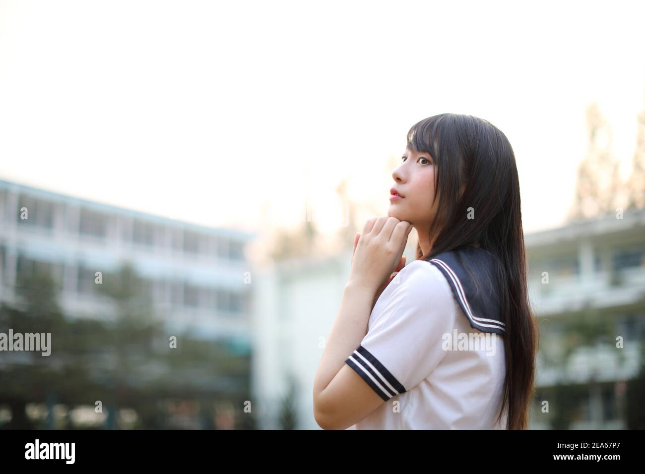 Asian School Girl