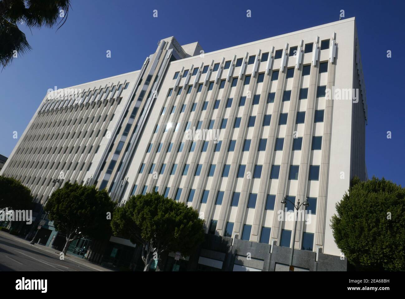 Los Angeles, California, USA 7th February 2021 A general view of atmosphere of Filming Location of Commerce Bank of Beverly Hills in Television Sitcom 'The Beverly Hillbillies' at 5055 Wilshire Blvd on February 7, 2021 in Los Angeles, California, USA. Photo by Barry King/Alamy Stock Photo Stock Photo