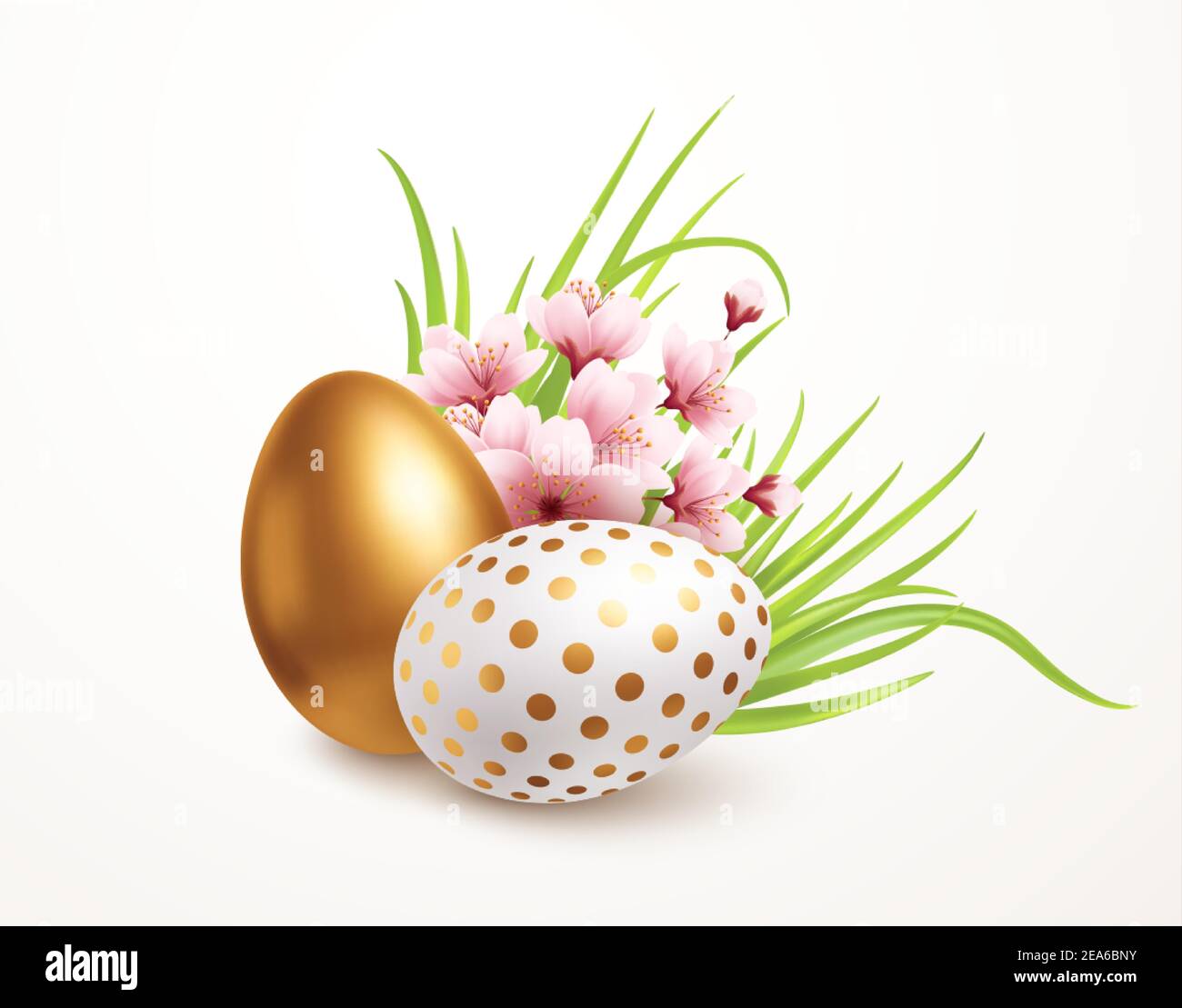 PNG Vector realistic chocolate eggs