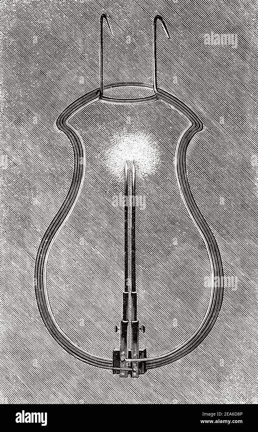 Electric spark plug invented by Jules Célestin Jamin (18181886) French