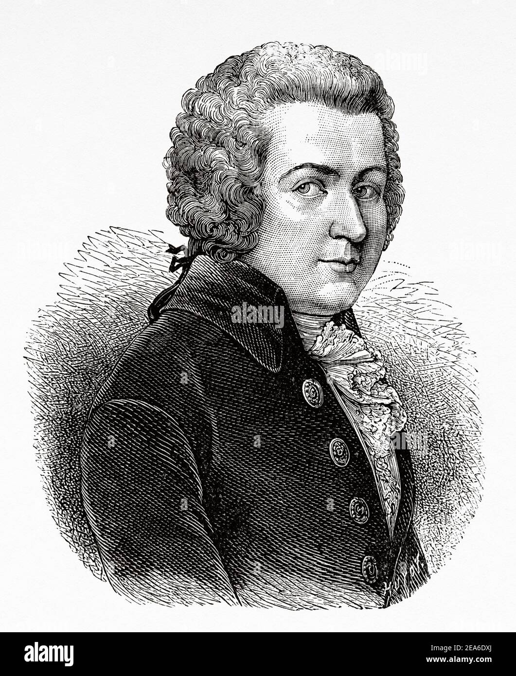 1756-1791 *** ORIGINAL POSTCARD ** Wolfgang Amadeus Mozart-mondo famoso compositore 