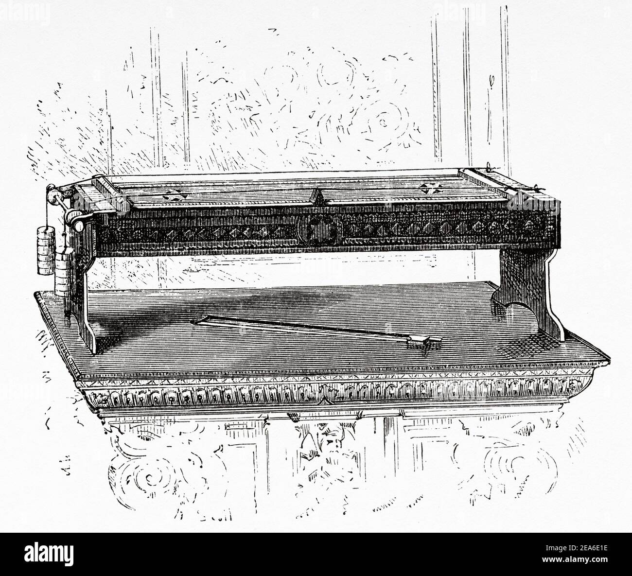 Sonometer. 19th century sound level meter. Inventions of the nineteenth ...