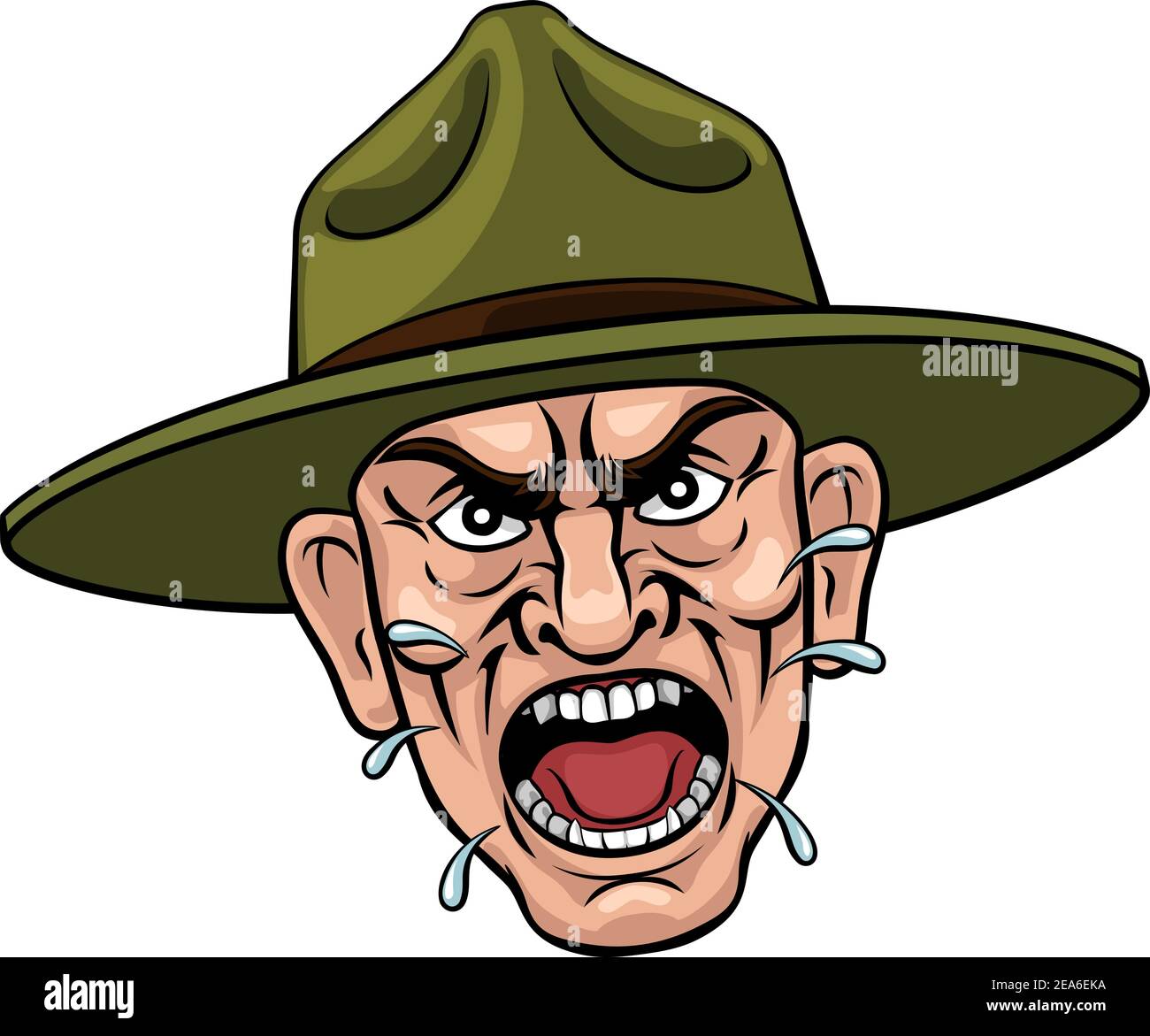 Army Drill Sergeant Hat Clipart