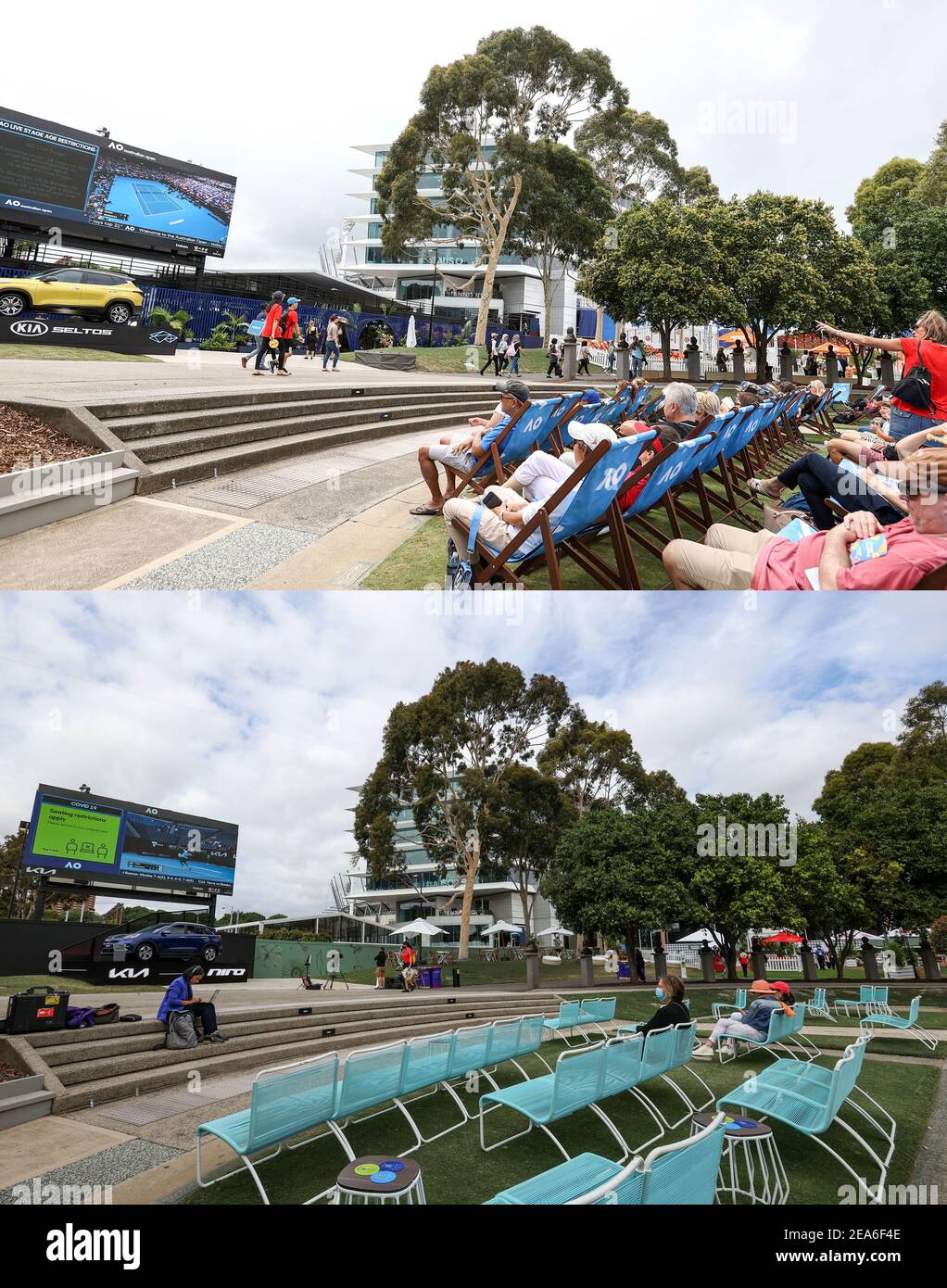 Australian open general view hi-res stock photography and images