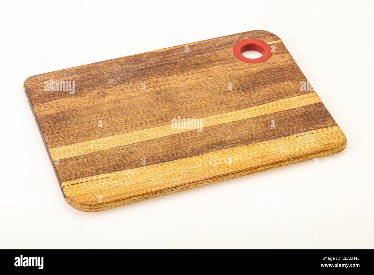 Natural Wooden board for cutting in the kinchen Stock Photo - Alamy