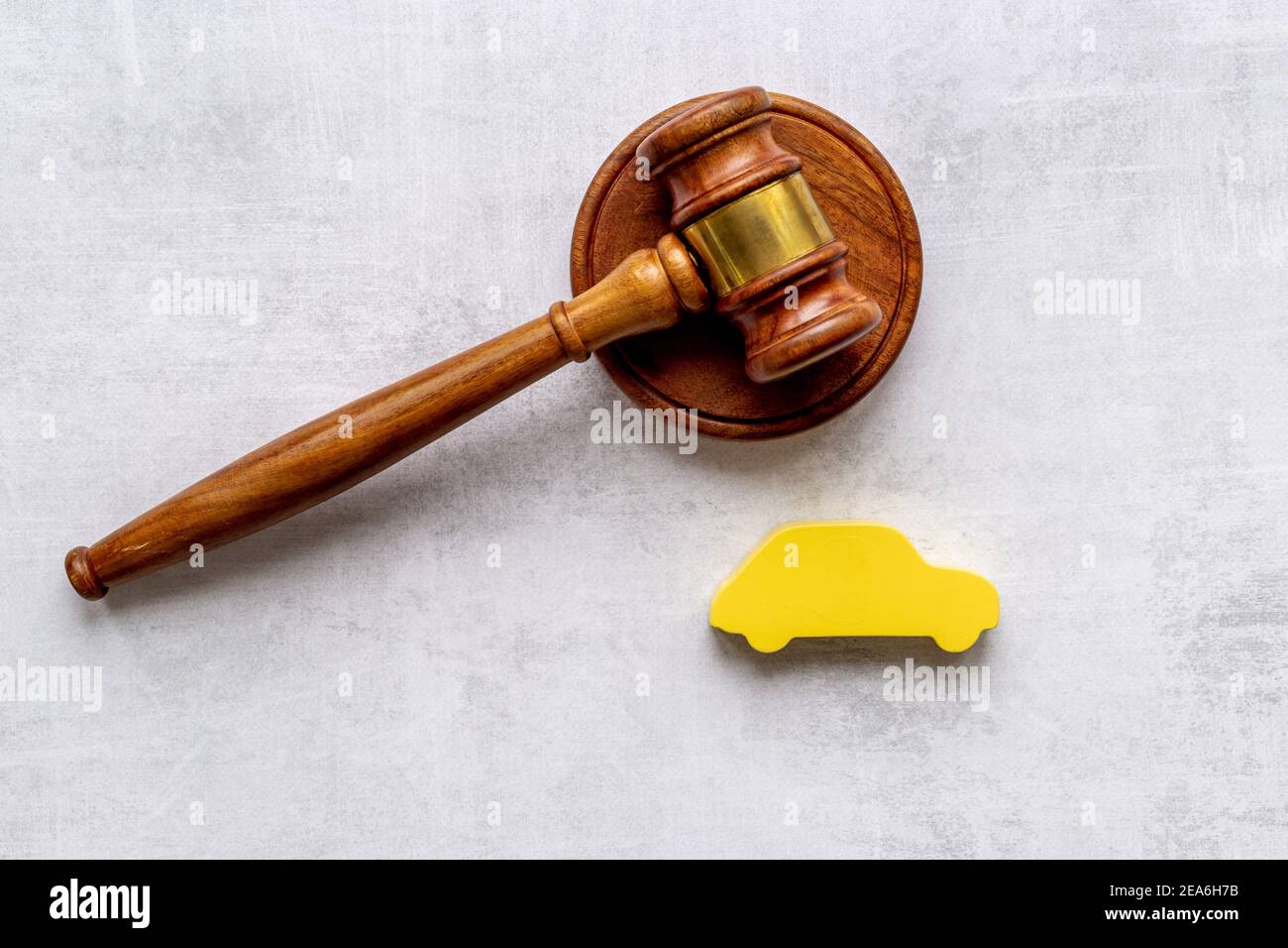 Car and judge hammer gavel . Insurance law concept Stock Photo Alamy