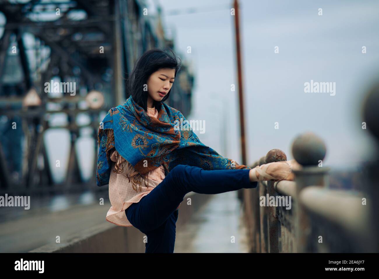 Sidewalk With Railings High Resolution Stock Photography and Images - Alamy