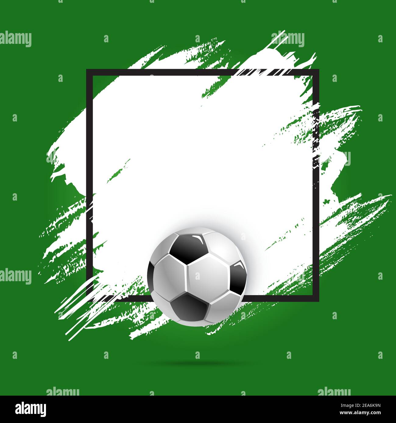Soccer or football cup, sport ball, vector poster background or