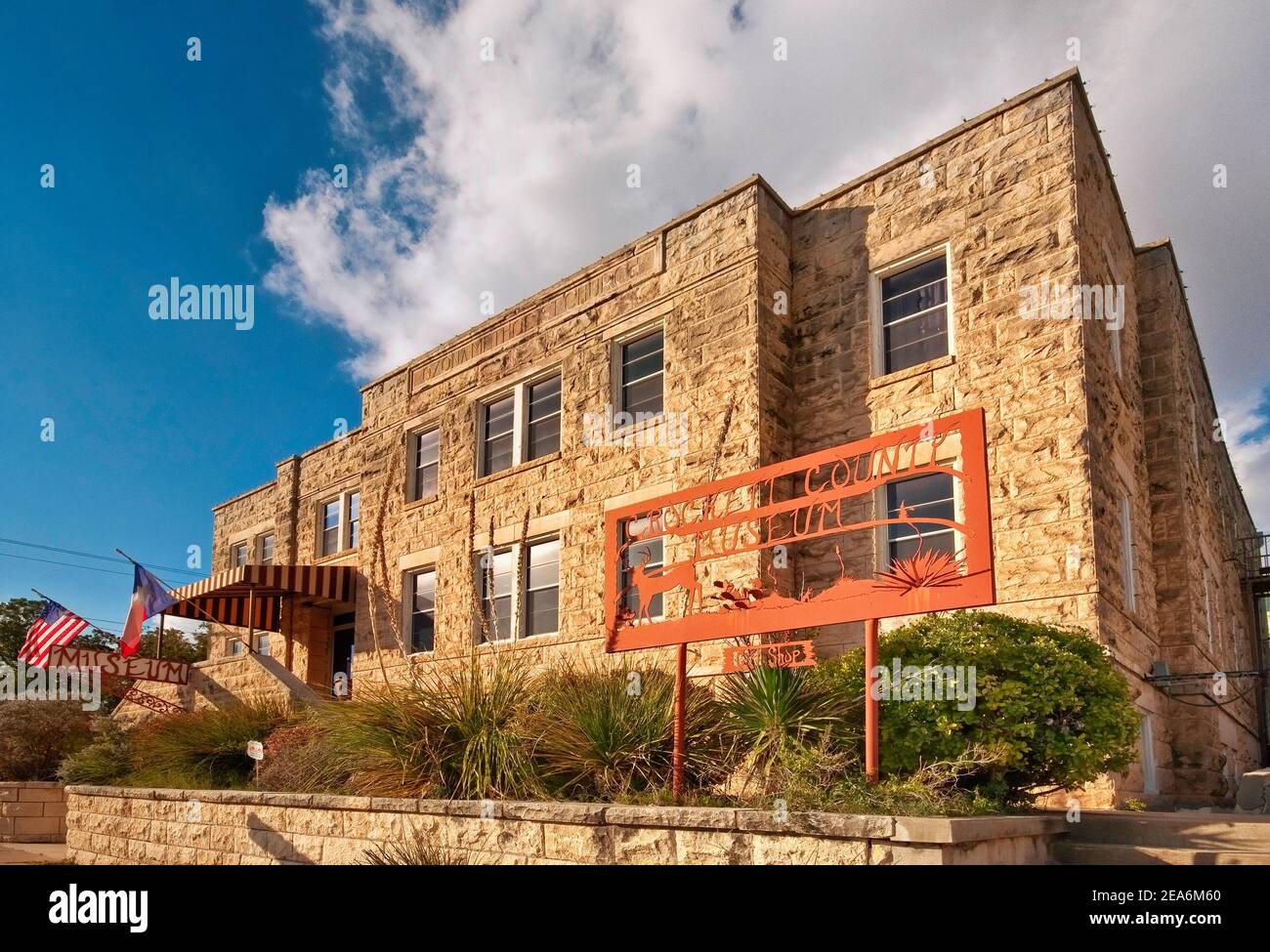Crockett County Museum at former Ozona Methodist Church in Ozona, Texas