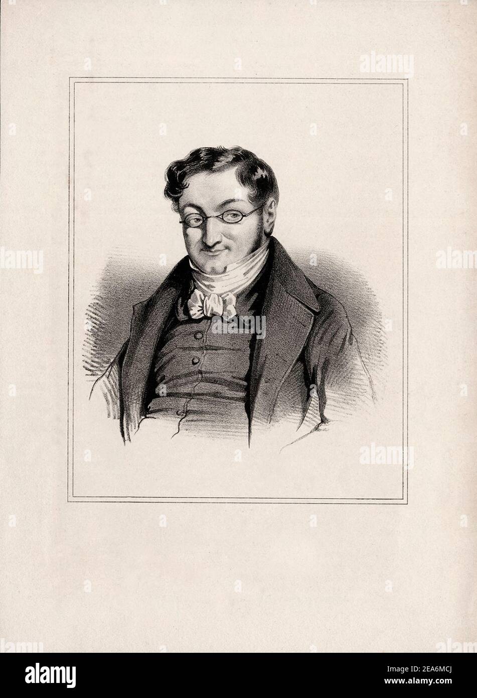 Adolphe Thiers (1797 – 1877) was a French statesman and historian. He was the second elected President of France, and the first President of the Frenc Stock Photo