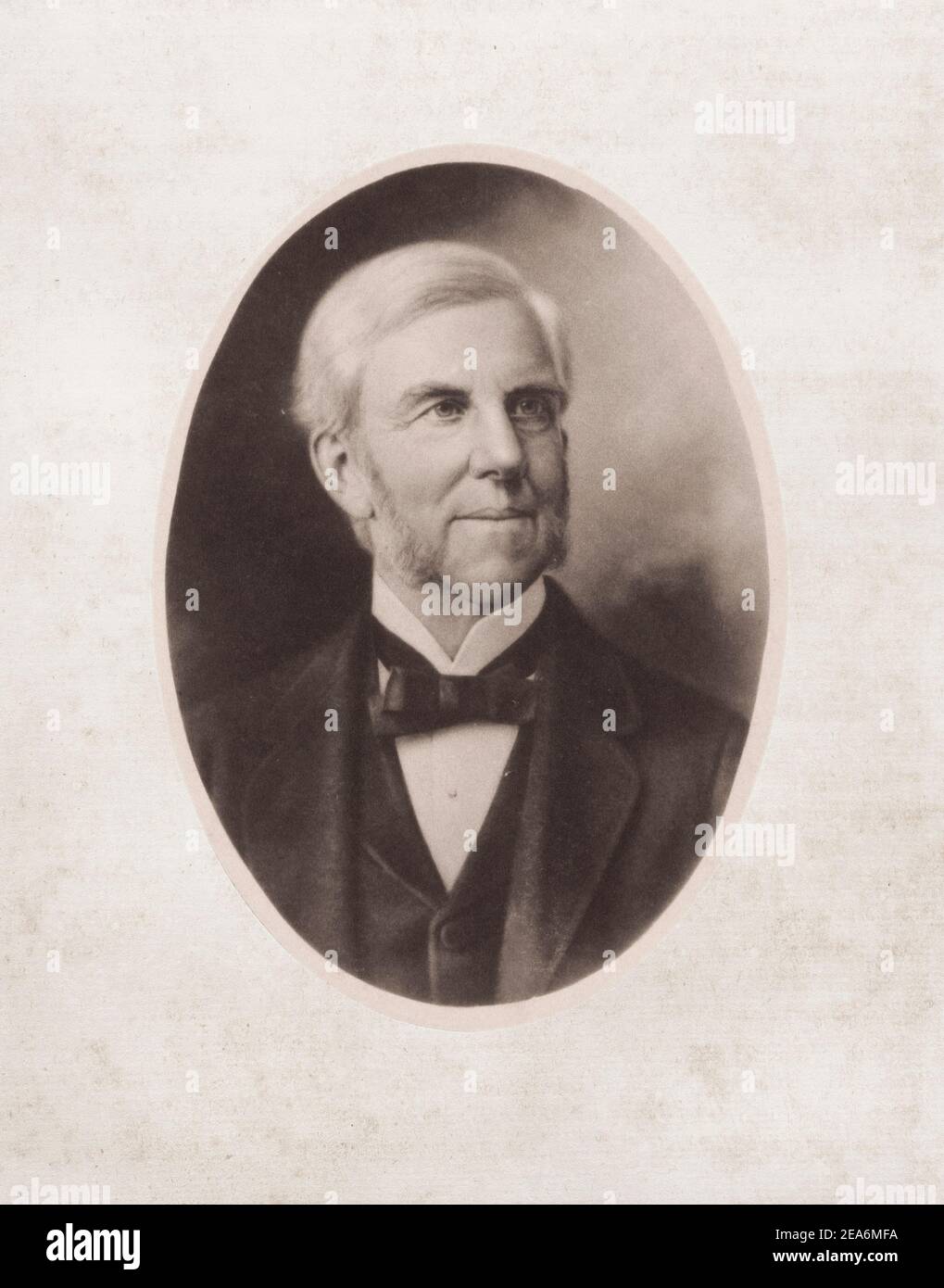 Oliver Wendell Holmes (1809 – 1894) was an American physician, poet, and polymath based in Boston. A member of the Fireside Poets, he was acclaimed by Stock Photo