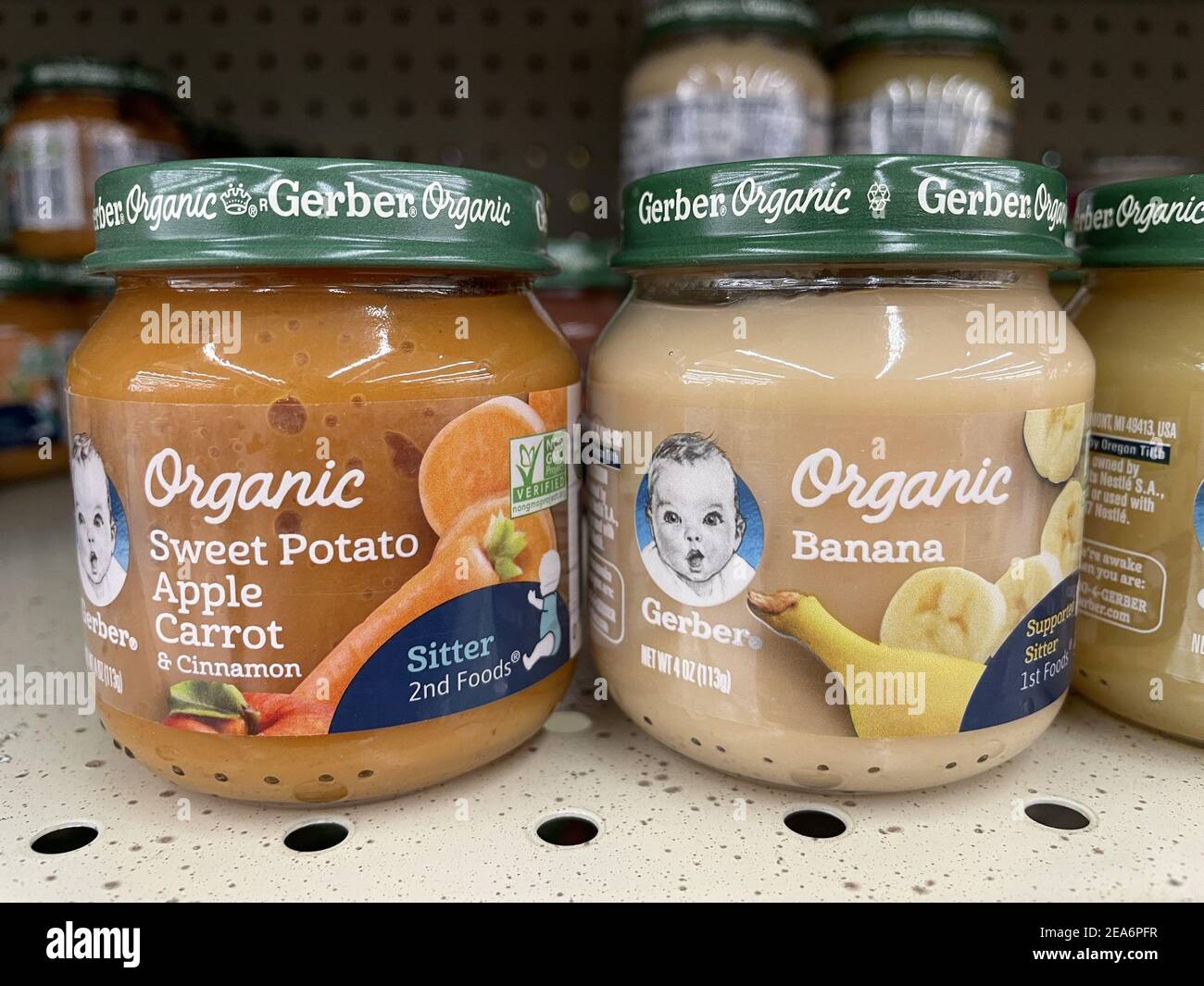 gerber baby food jar label