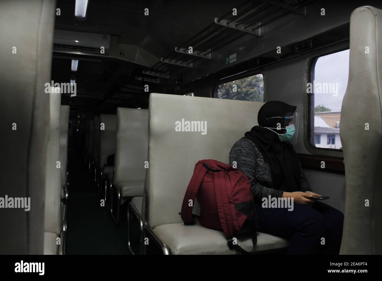 It can be seen that longdistance train (KA) passengers still comply