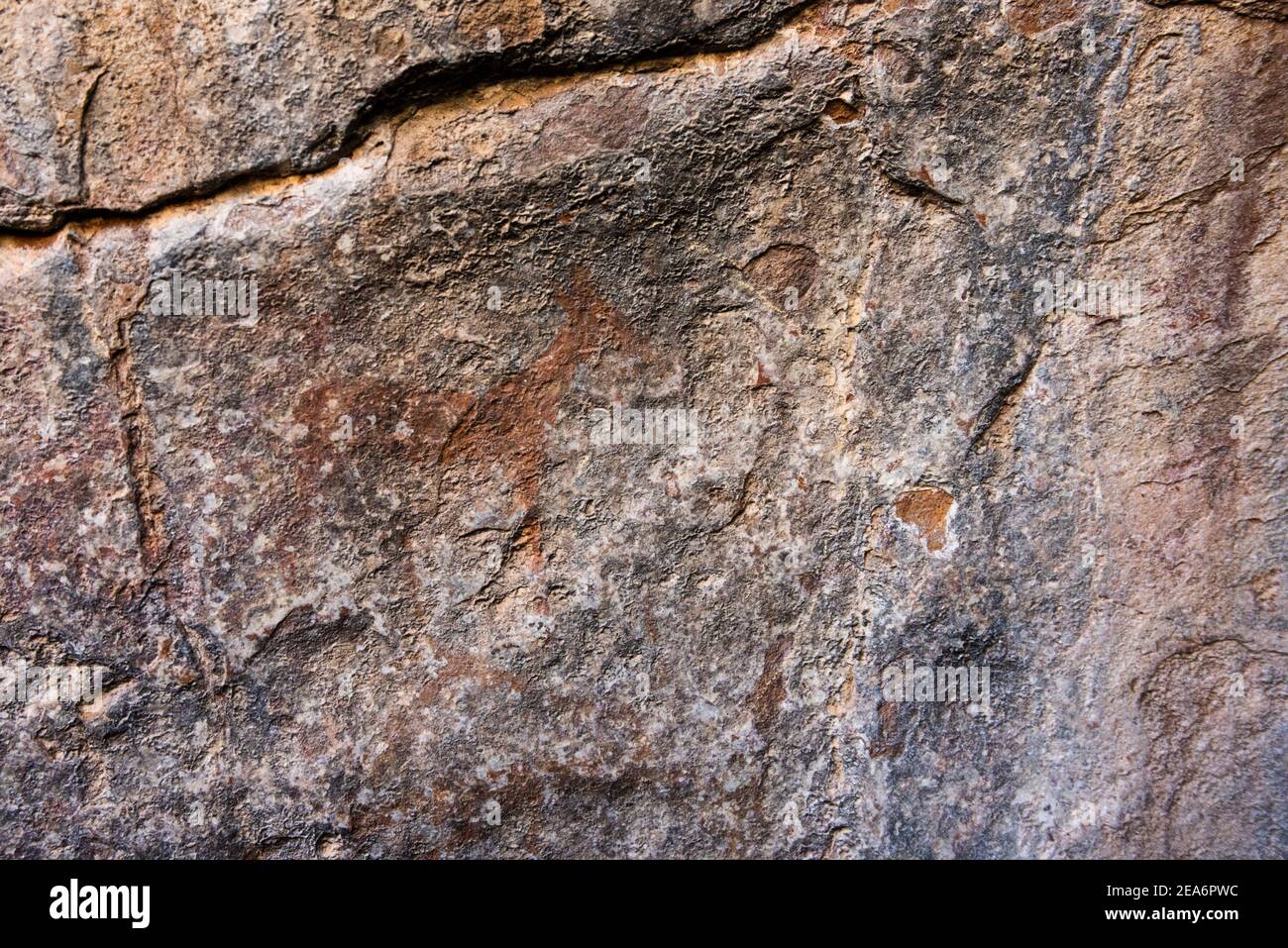 San rock art, Cedar Falls, Baviaanskloof, South Africa Stock Photo