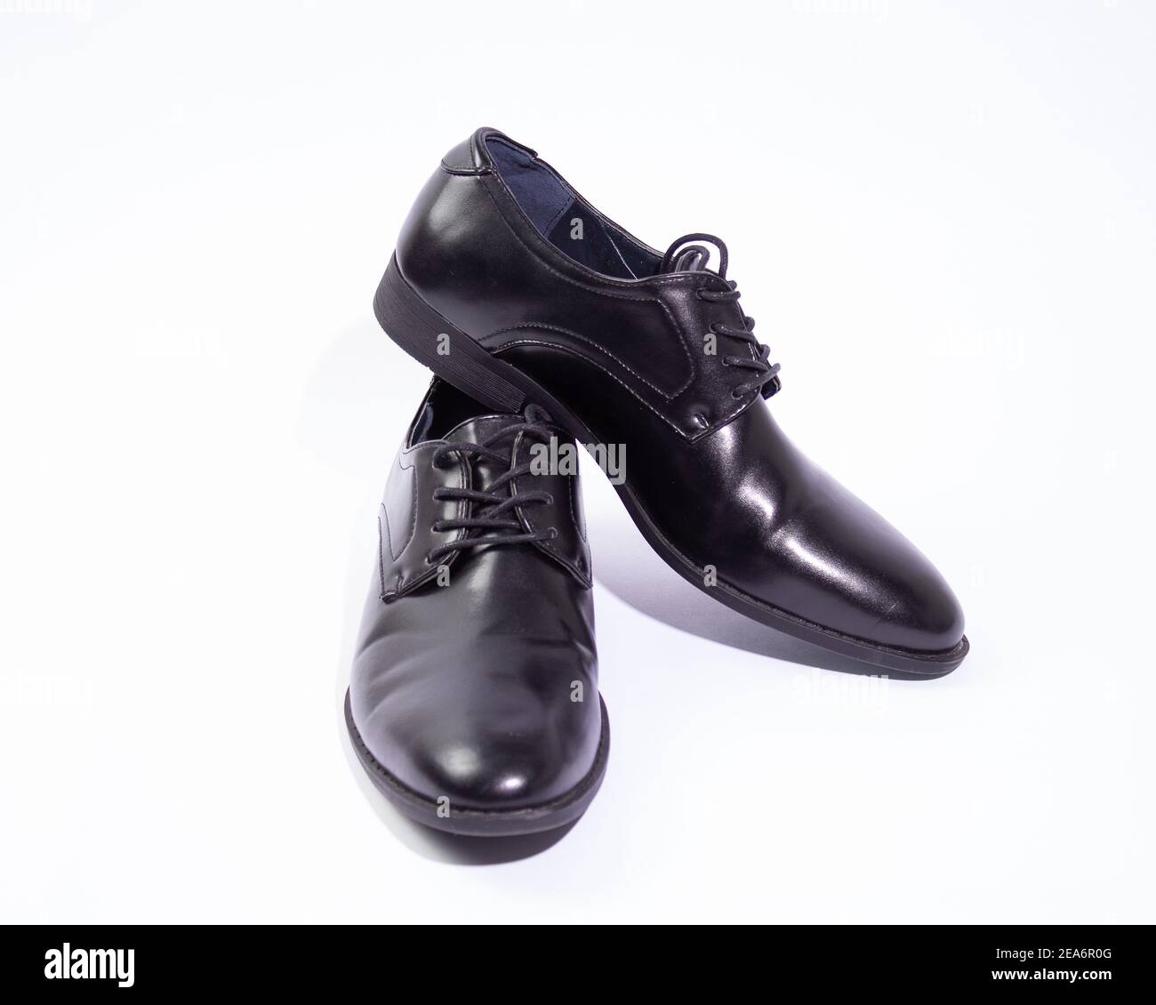 Men's dress shoes black color Stock Photo Alamy