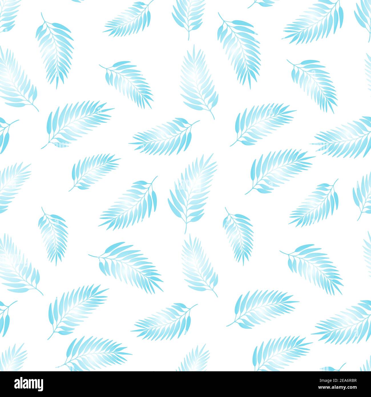 Floral seamless pattern with colorful exotic leaves on white background ...