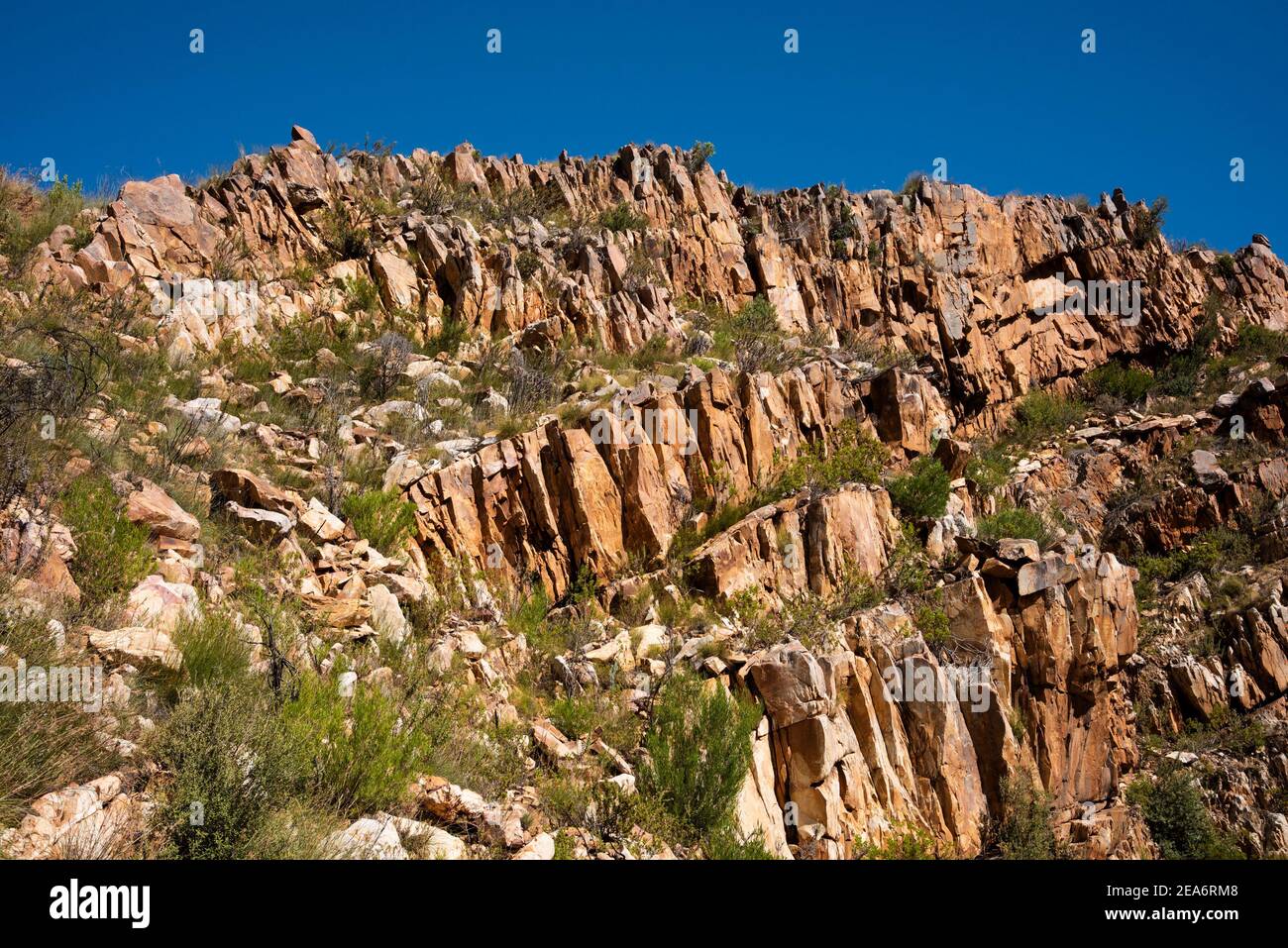 Scenery on the Leopard Trail, Baviaanskloof, South Africa Stock Photo