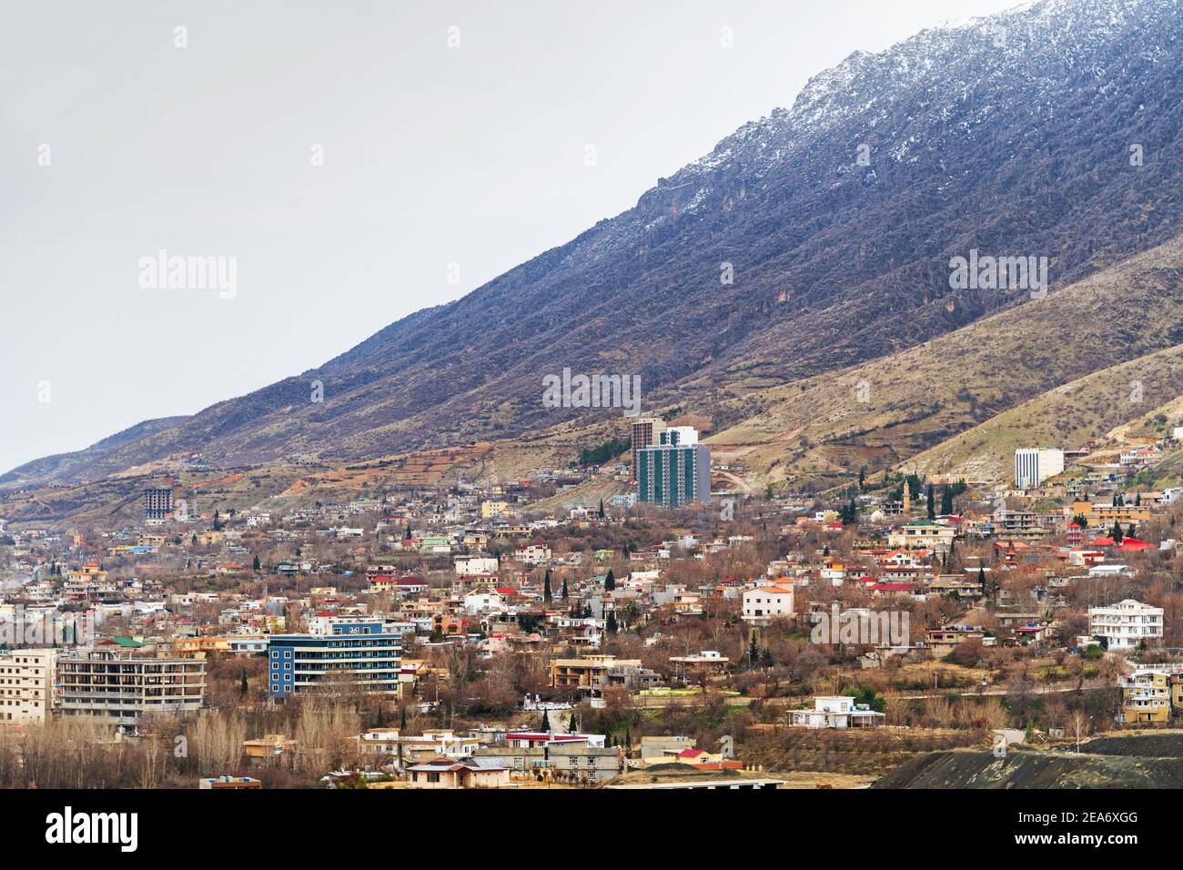 Shaqlawa Town in Kurdistan Region Stock Photo