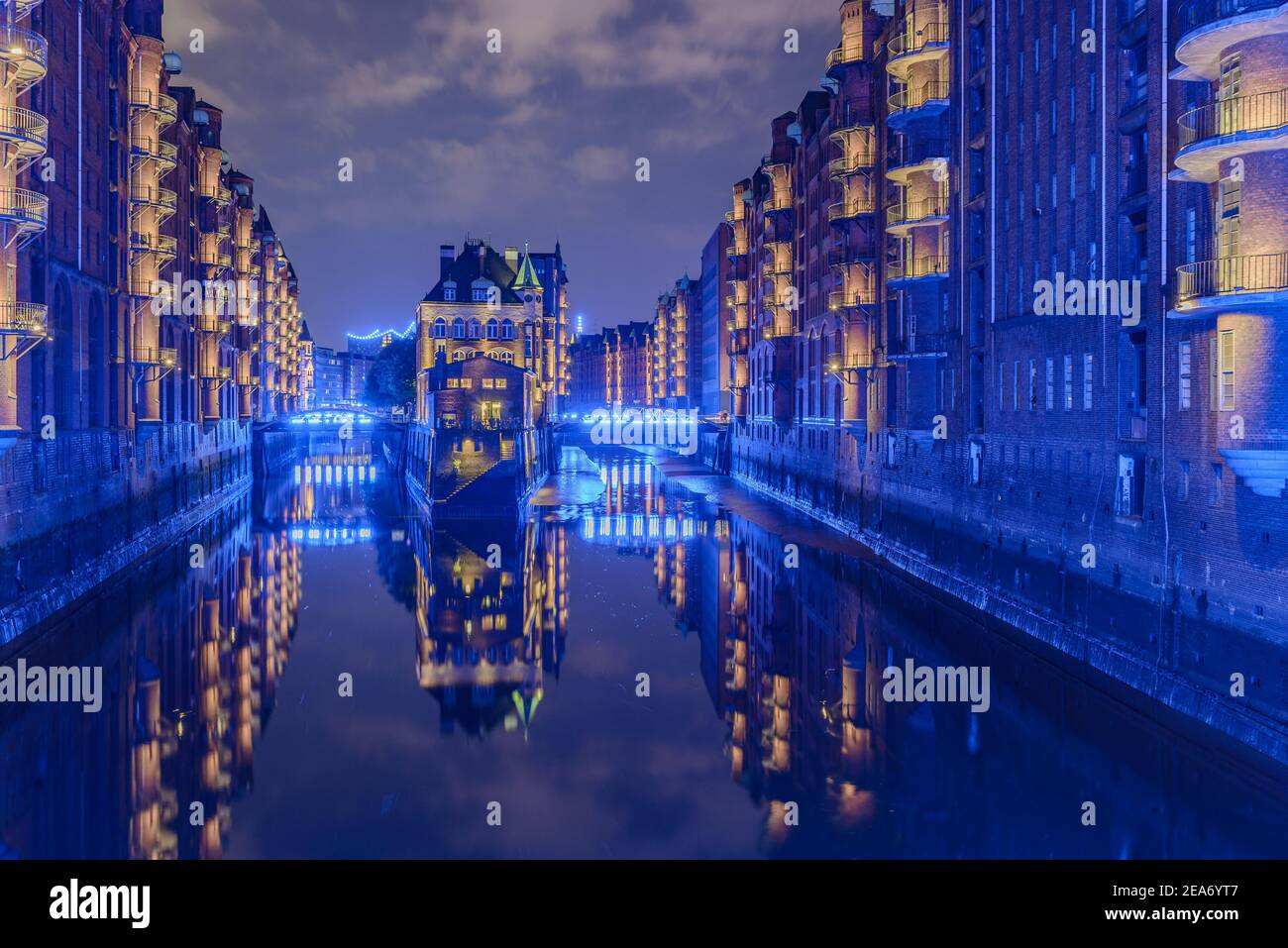 Hamburg, Germany - September 12, 2019: Blue Port Art Project from ...